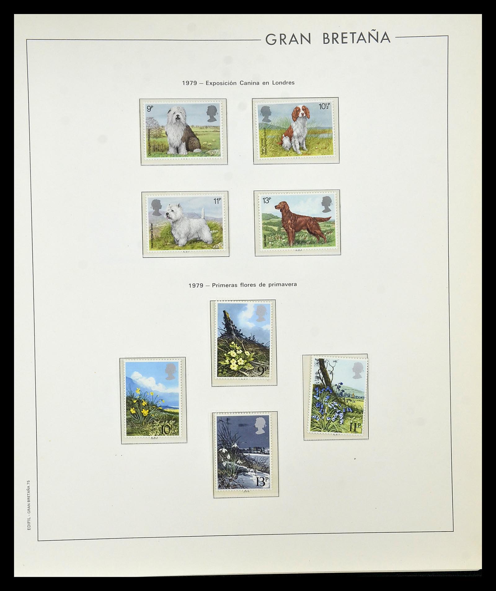 35094 071 - Postzegelverzameling 35094 Engeland 1841-1981.