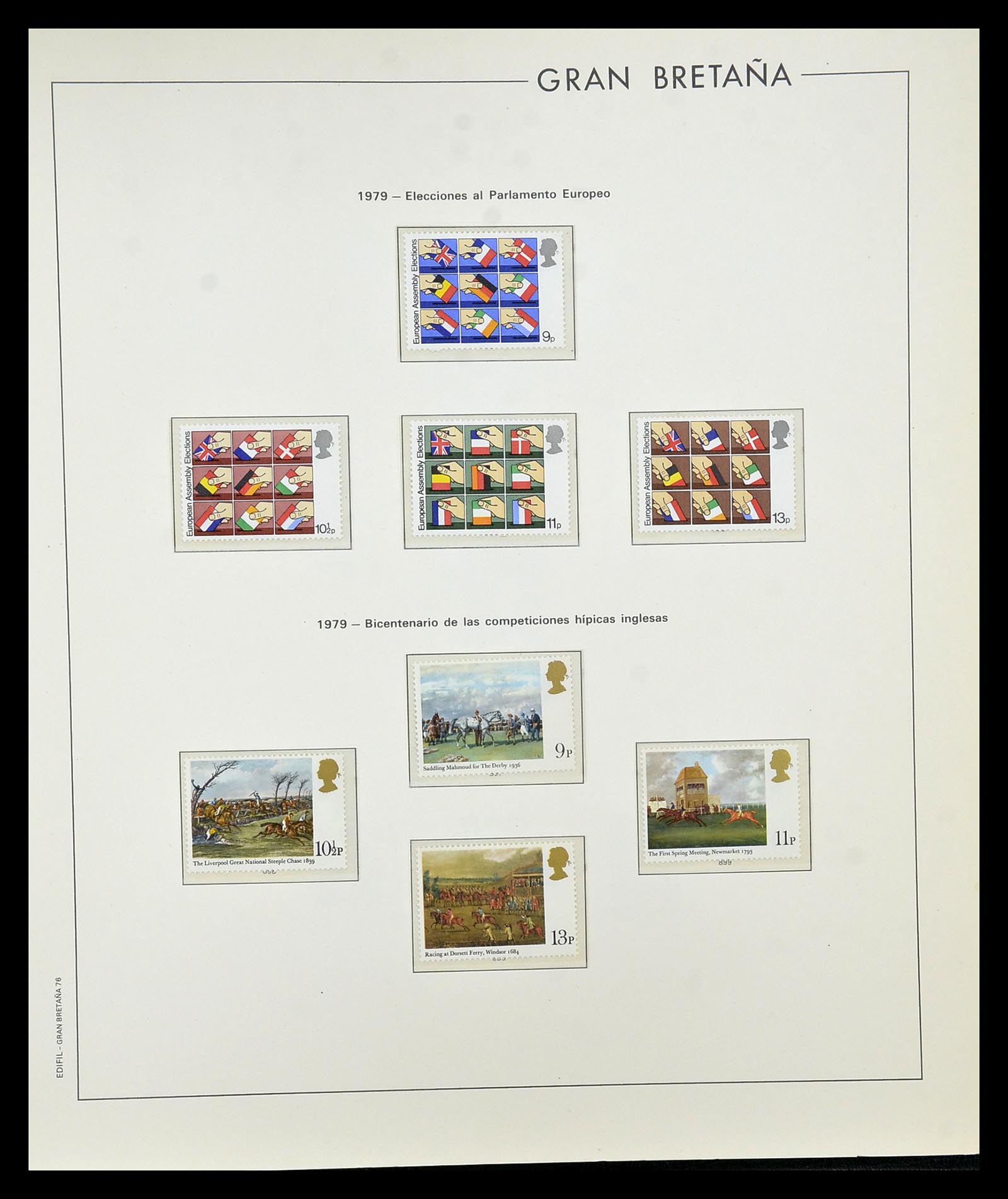 35094 072 - Postzegelverzameling 35094 Engeland 1841-1981.