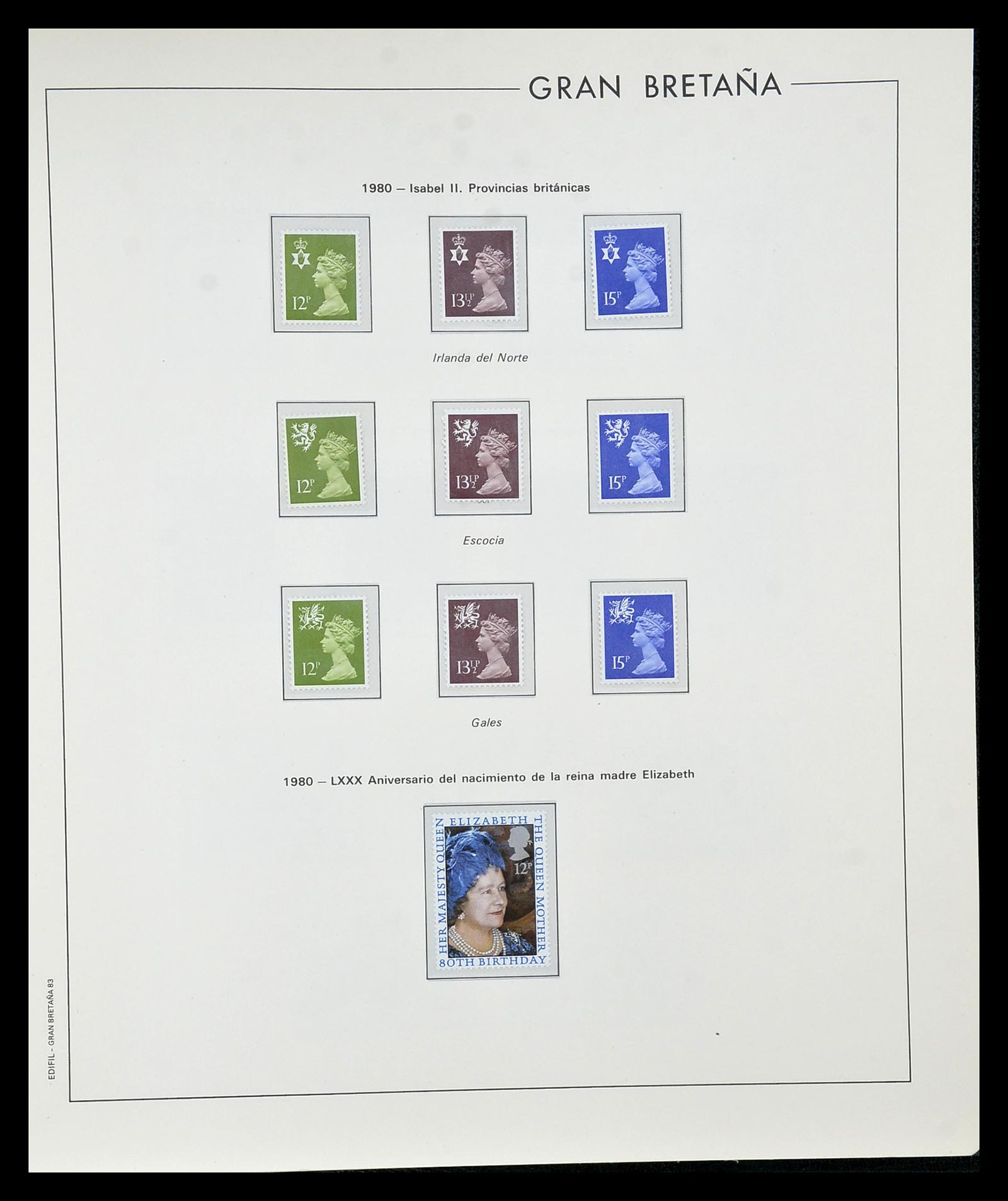 35094 079 - Postzegelverzameling 35094 Engeland 1841-1981.