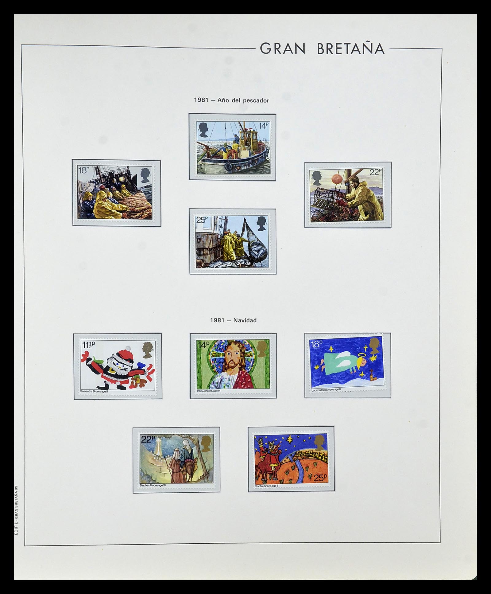 35094 085 - Postzegelverzameling 35094 Engeland 1841-1981.
