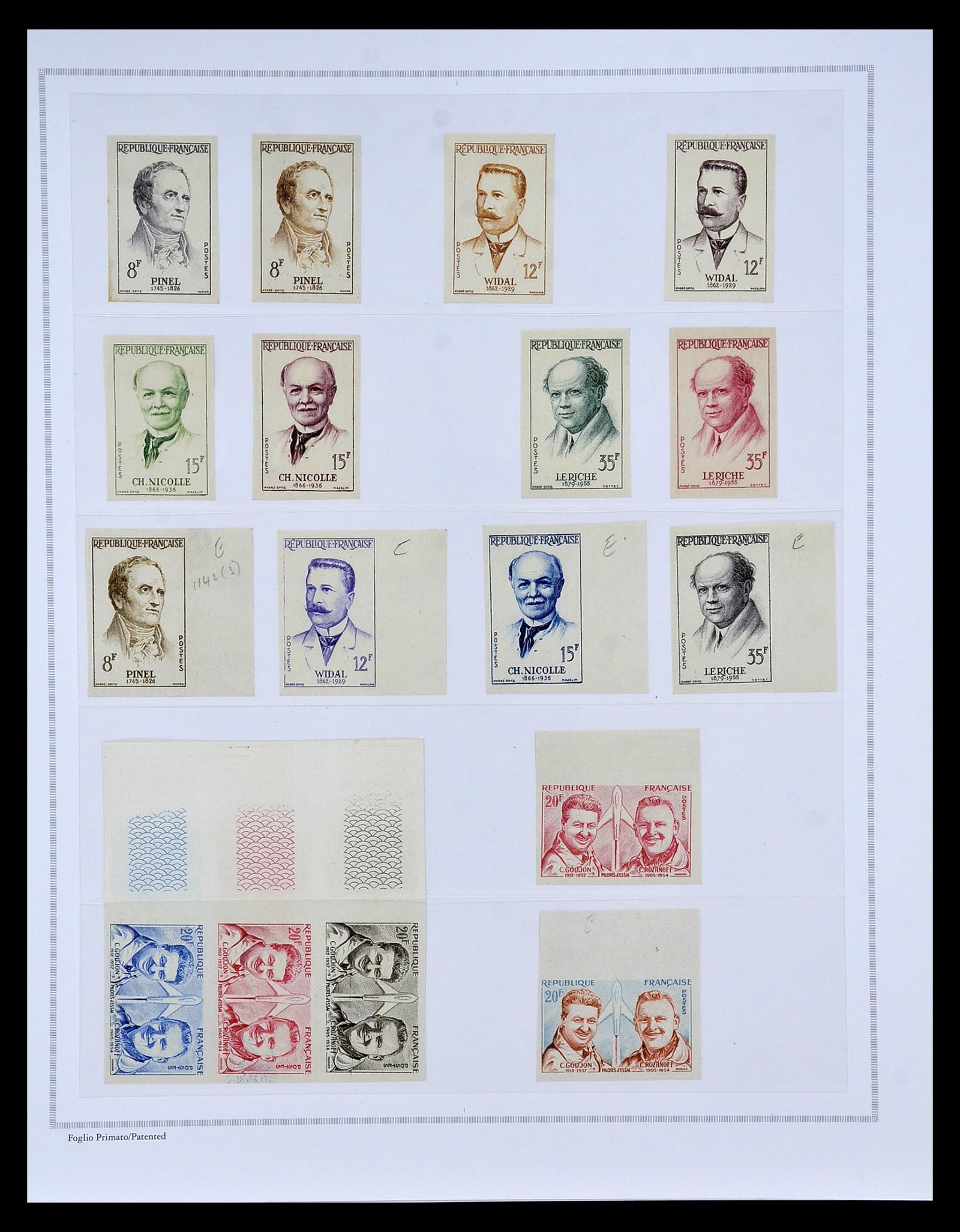 35097 003 - Postzegelverzameling 35097 Frankrijk 1955-1963.