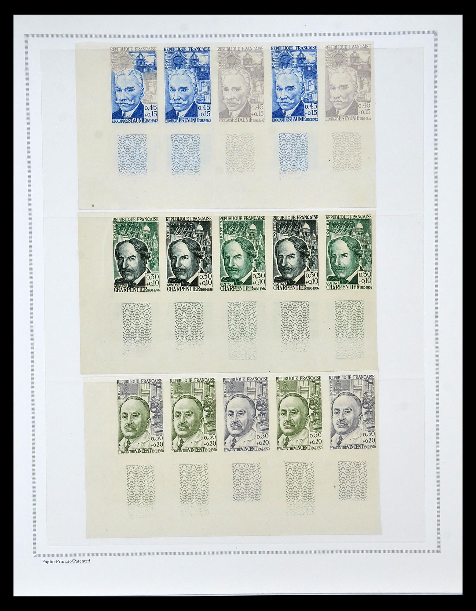 35097 005 - Postzegelverzameling 35097 Frankrijk 1955-1963.