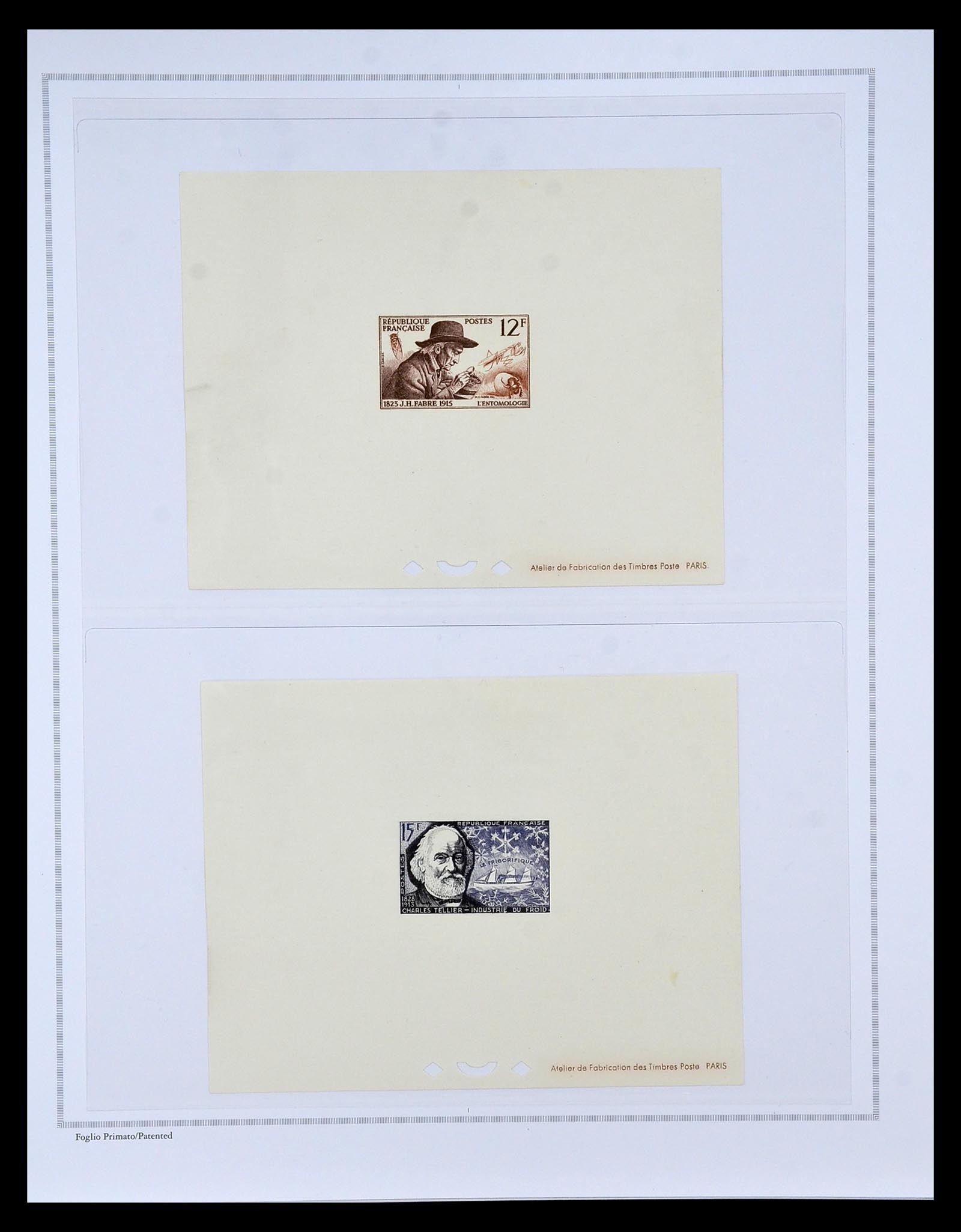 35097 007 - Postzegelverzameling 35097 Frankrijk 1955-1963.