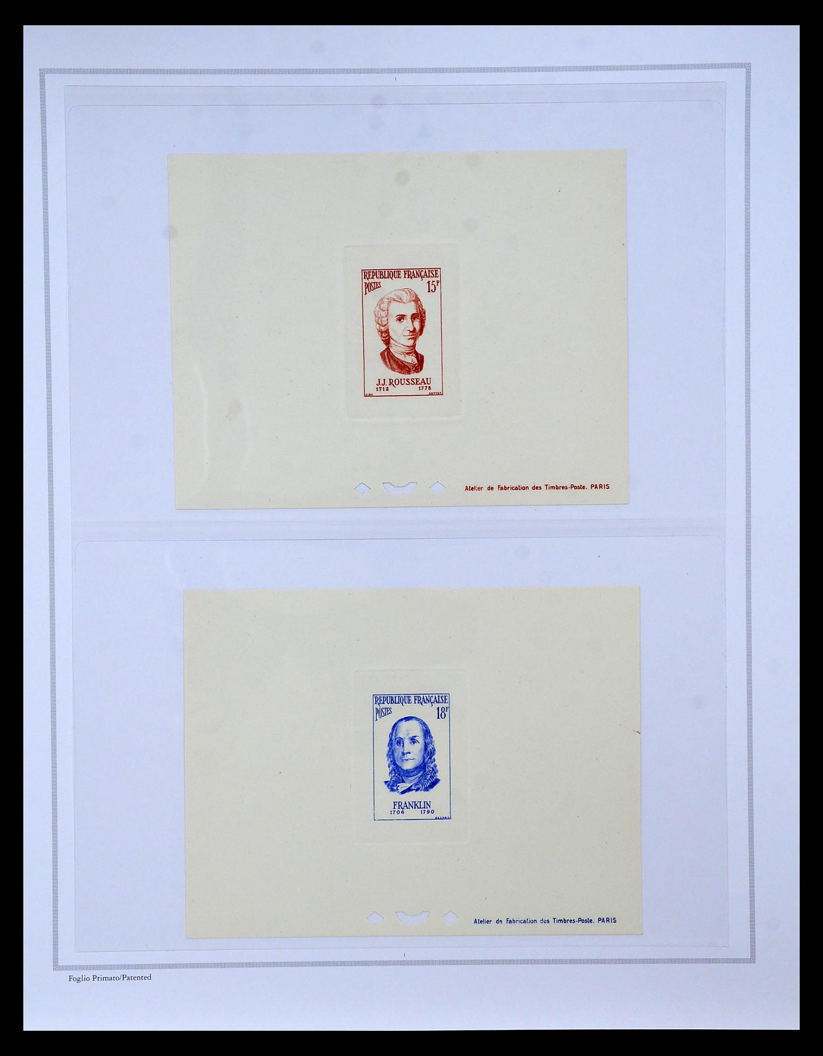 35097 010 - Postzegelverzameling 35097 Frankrijk 1955-1963.