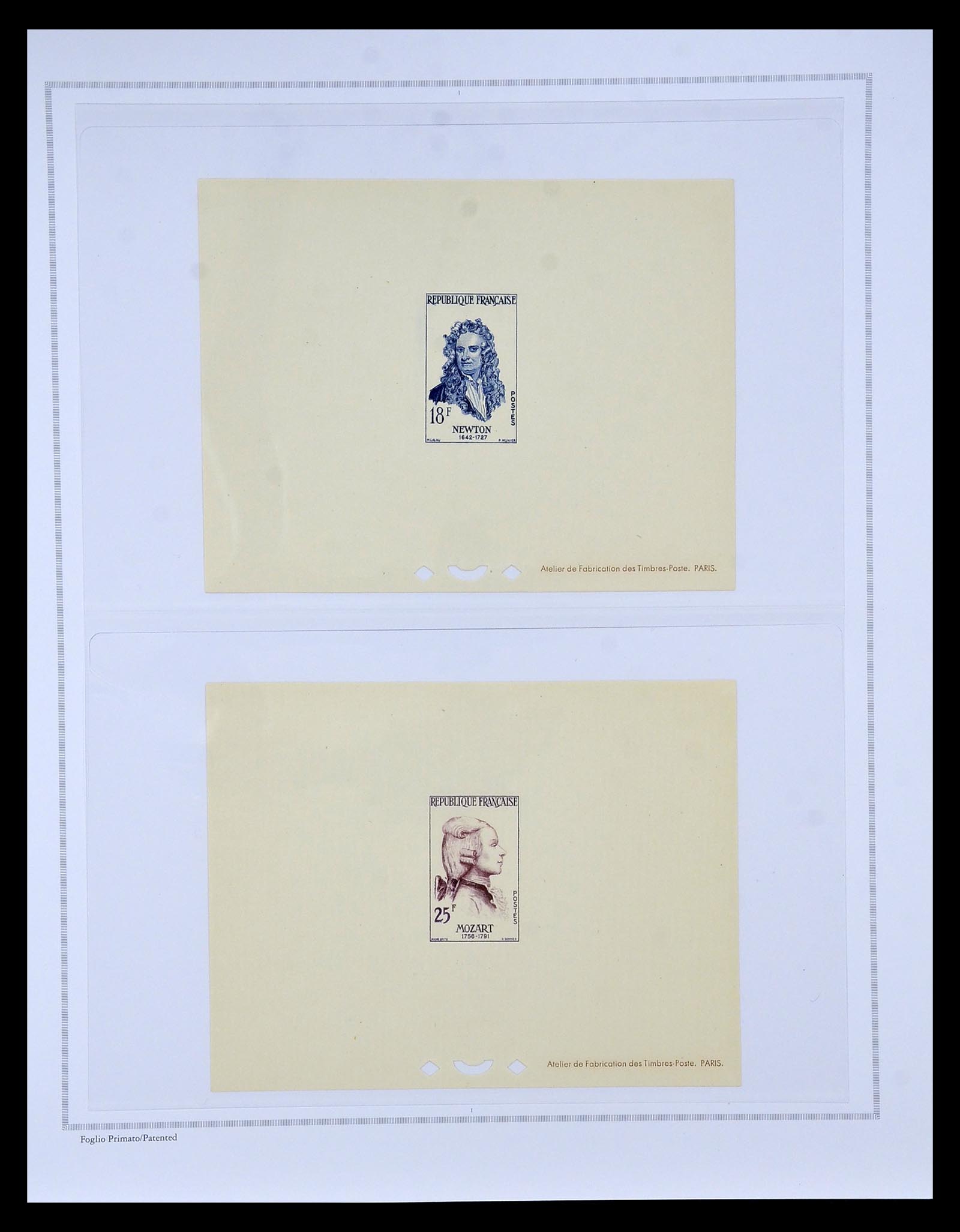 35097 014 - Postzegelverzameling 35097 Frankrijk 1955-1963.