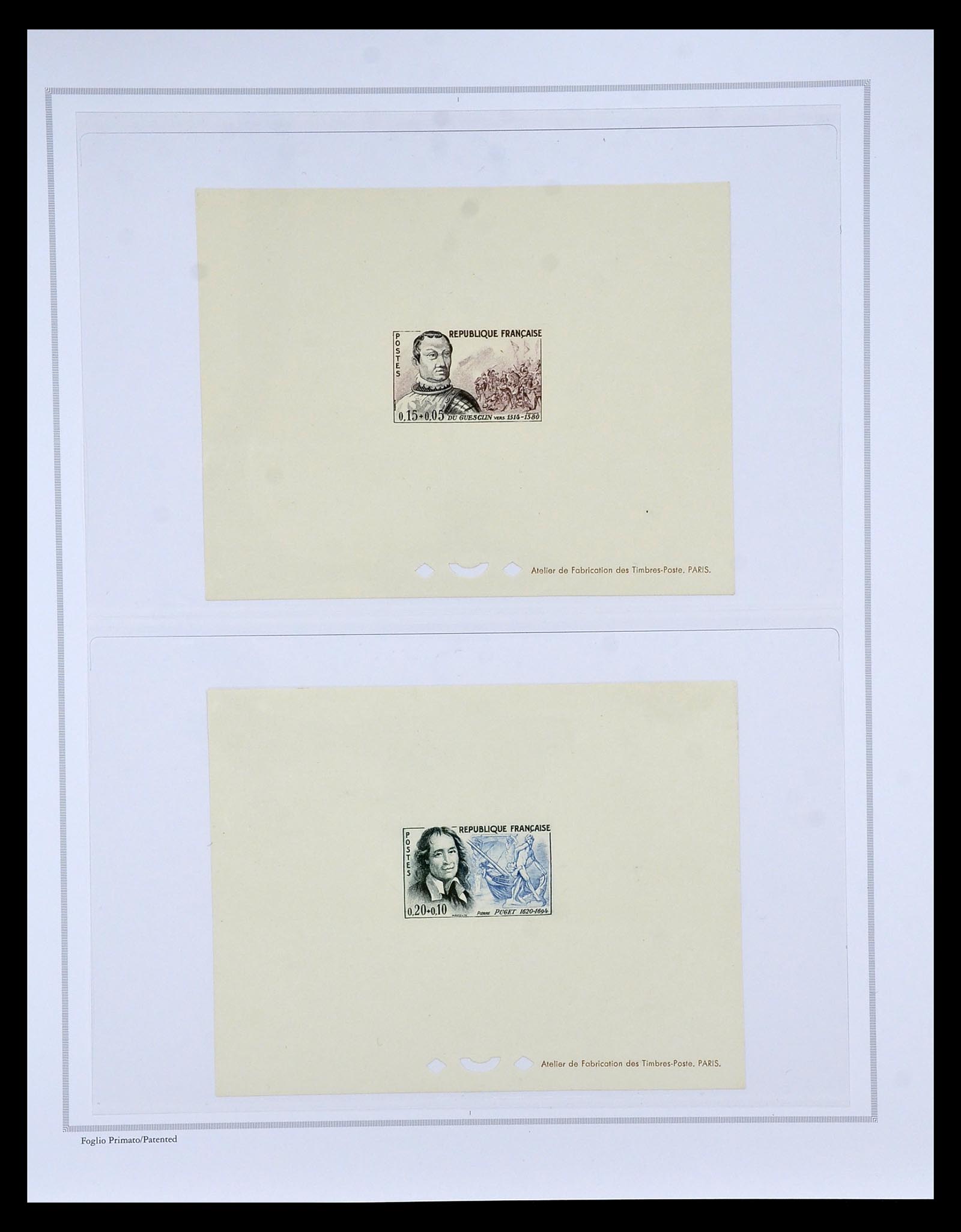 35097 016 - Postzegelverzameling 35097 Frankrijk 1955-1963.