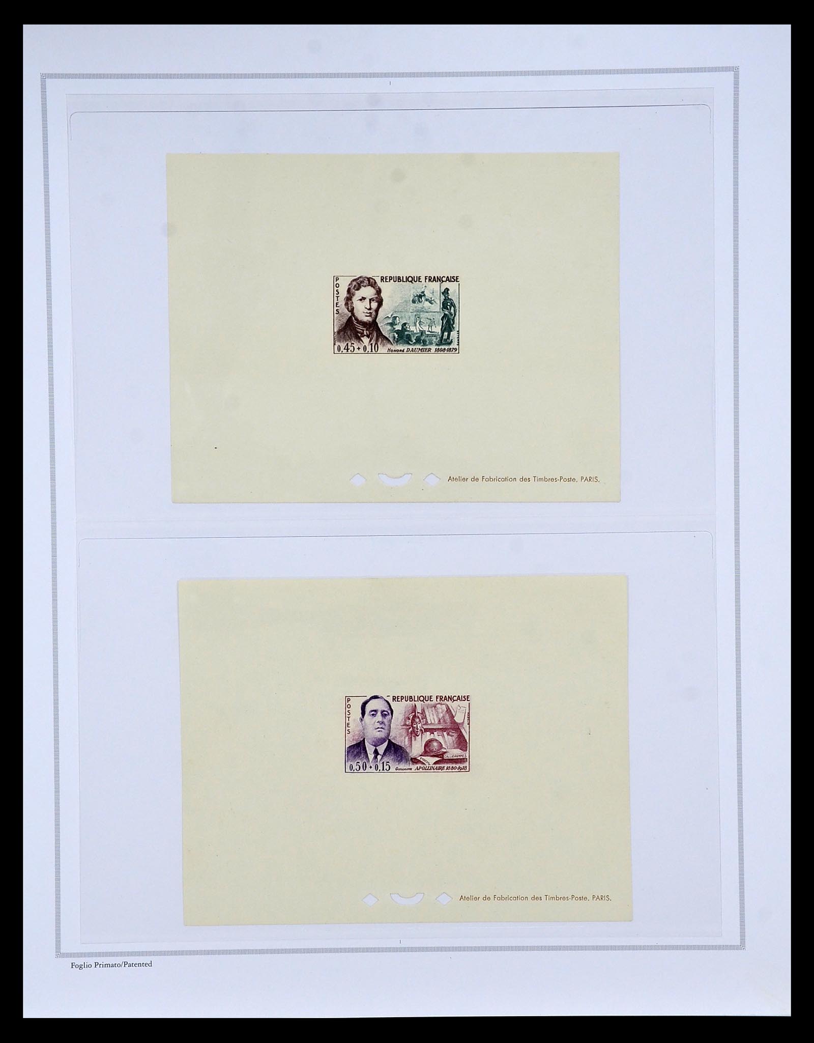 35097 018 - Postzegelverzameling 35097 Frankrijk 1955-1963.