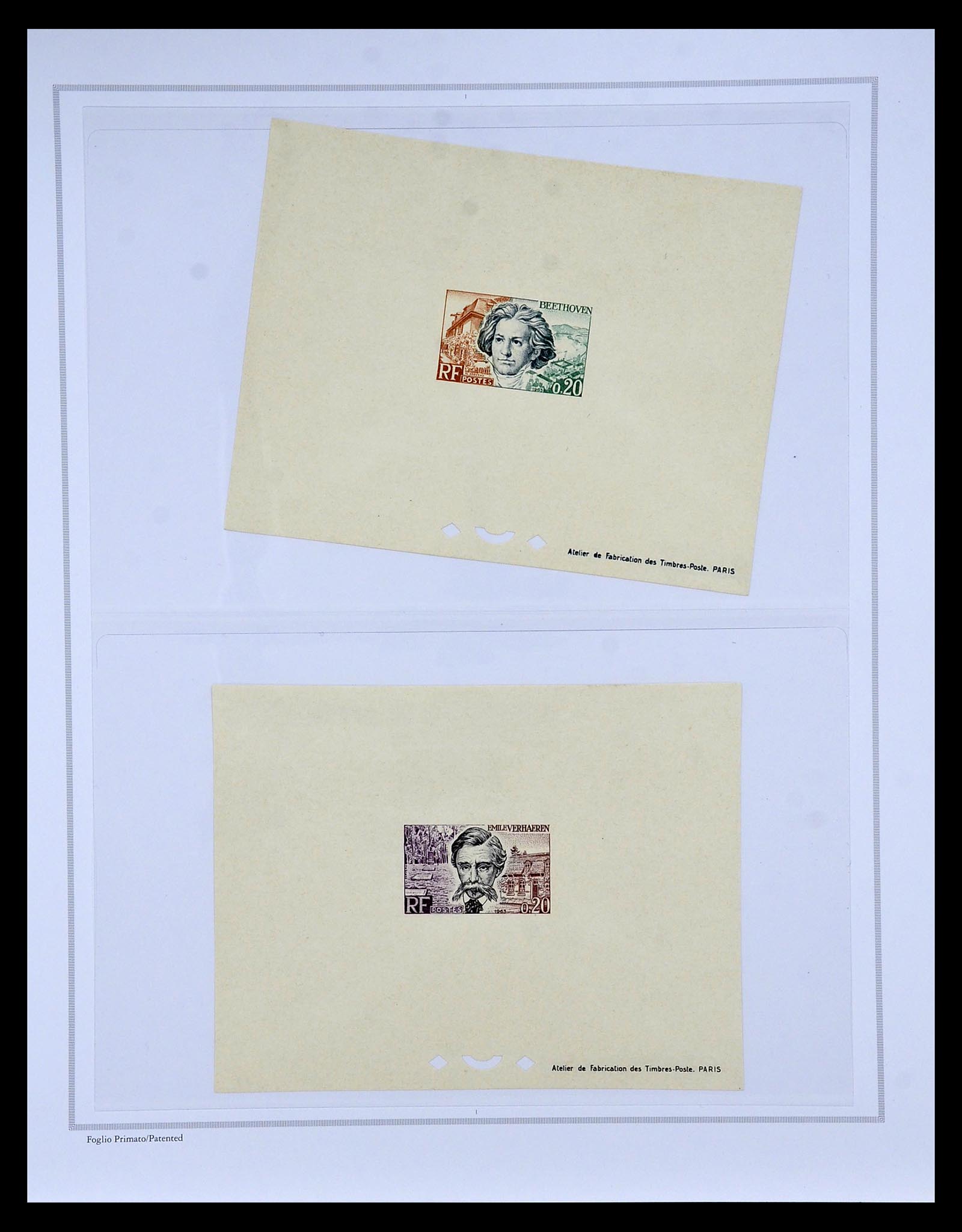 35097 019 - Postzegelverzameling 35097 Frankrijk 1955-1963.