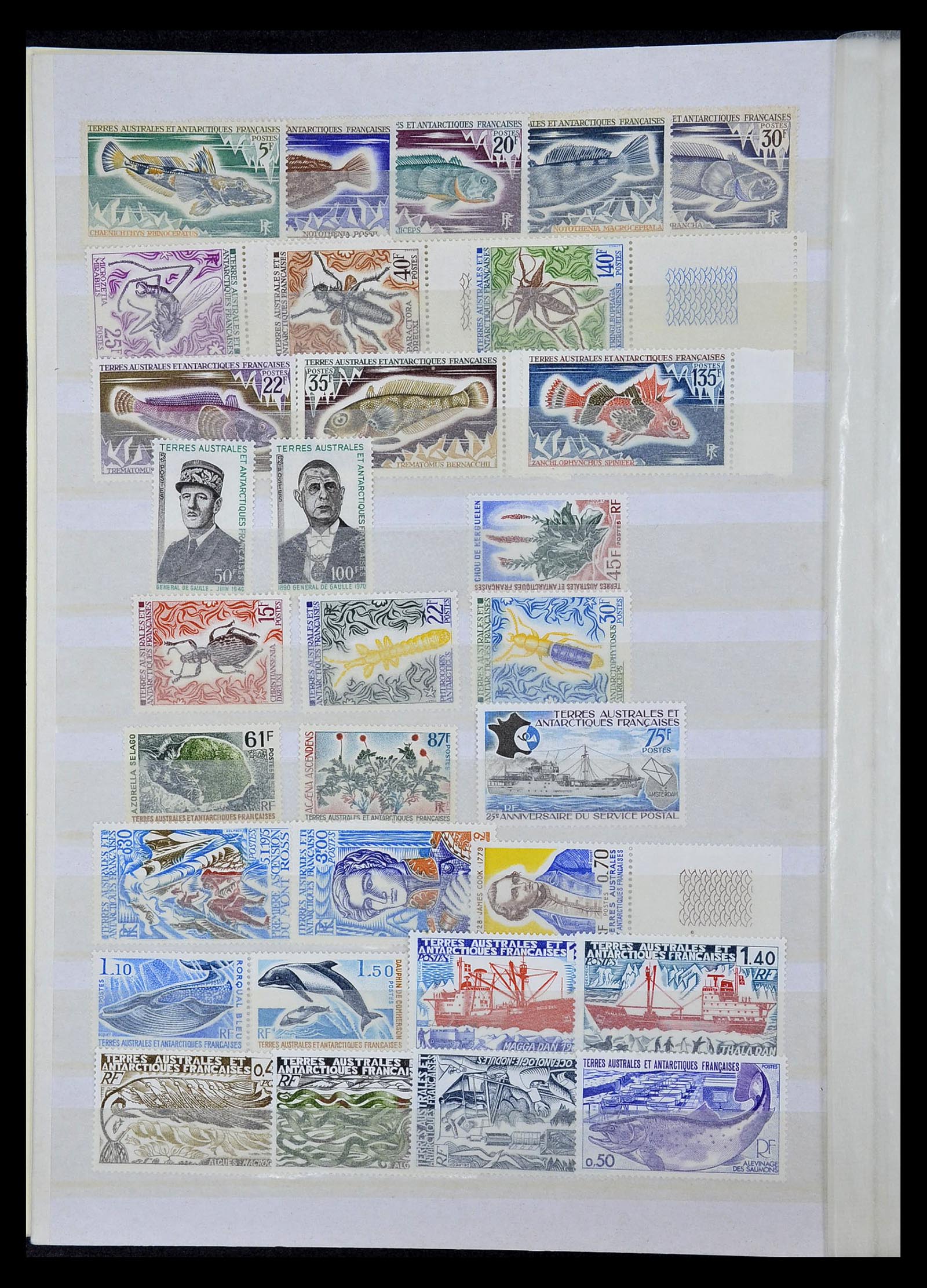 35098 002 - Stamp Collection 35098 T.A.A.F. 1948-1995.