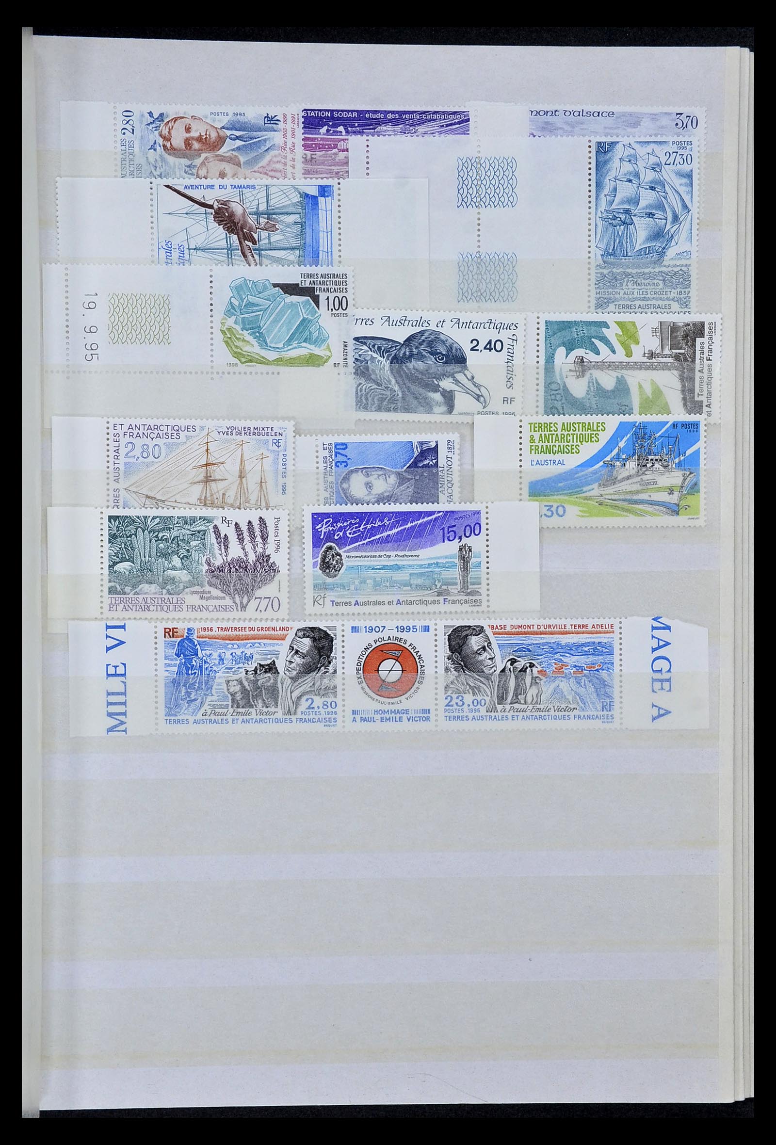 35098 007 - Postzegelverzameling 35098 T.A.A.F. 1948-1995.