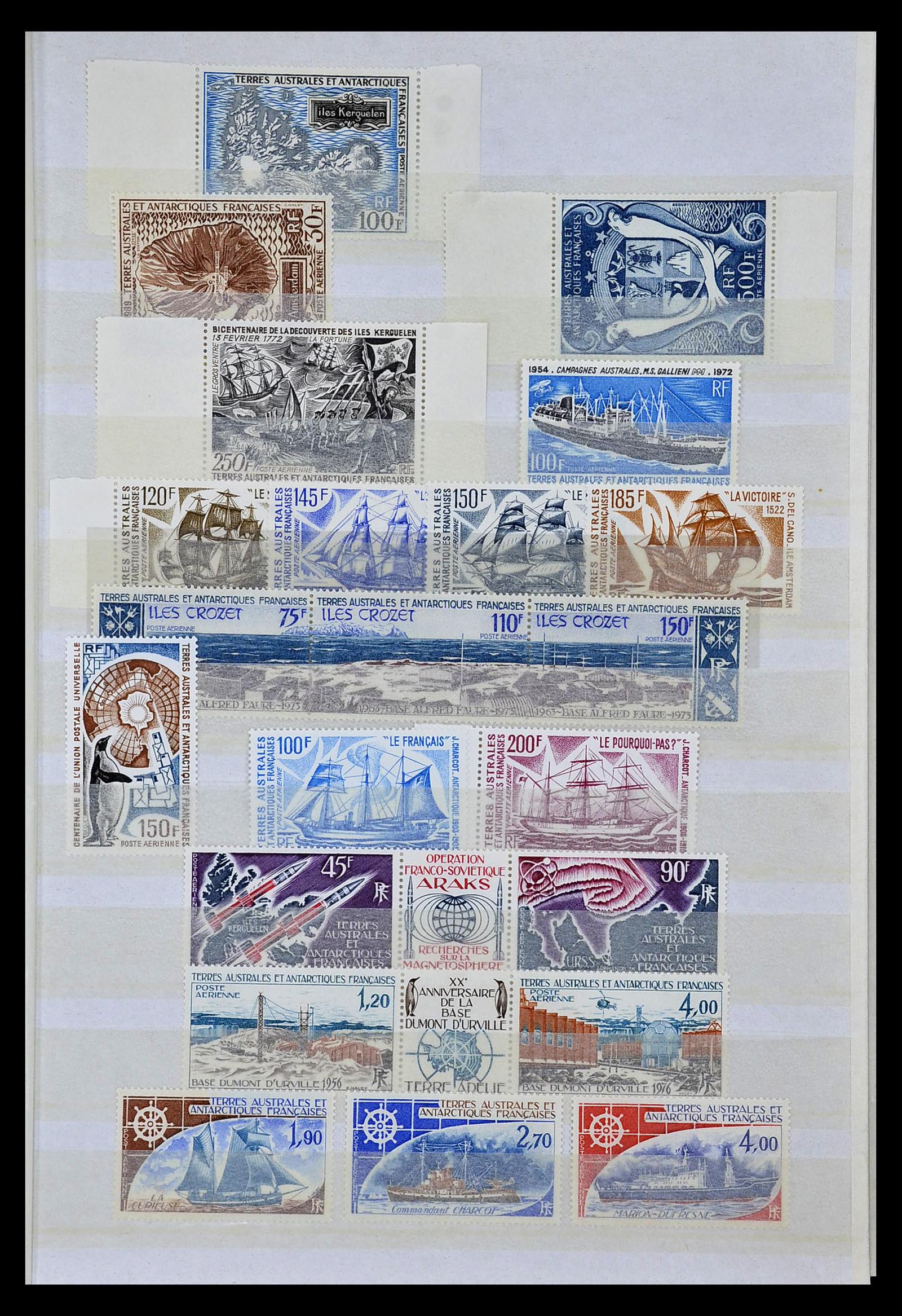 35098 008 - Postzegelverzameling 35098 T.A.A.F. 1948-1995.
