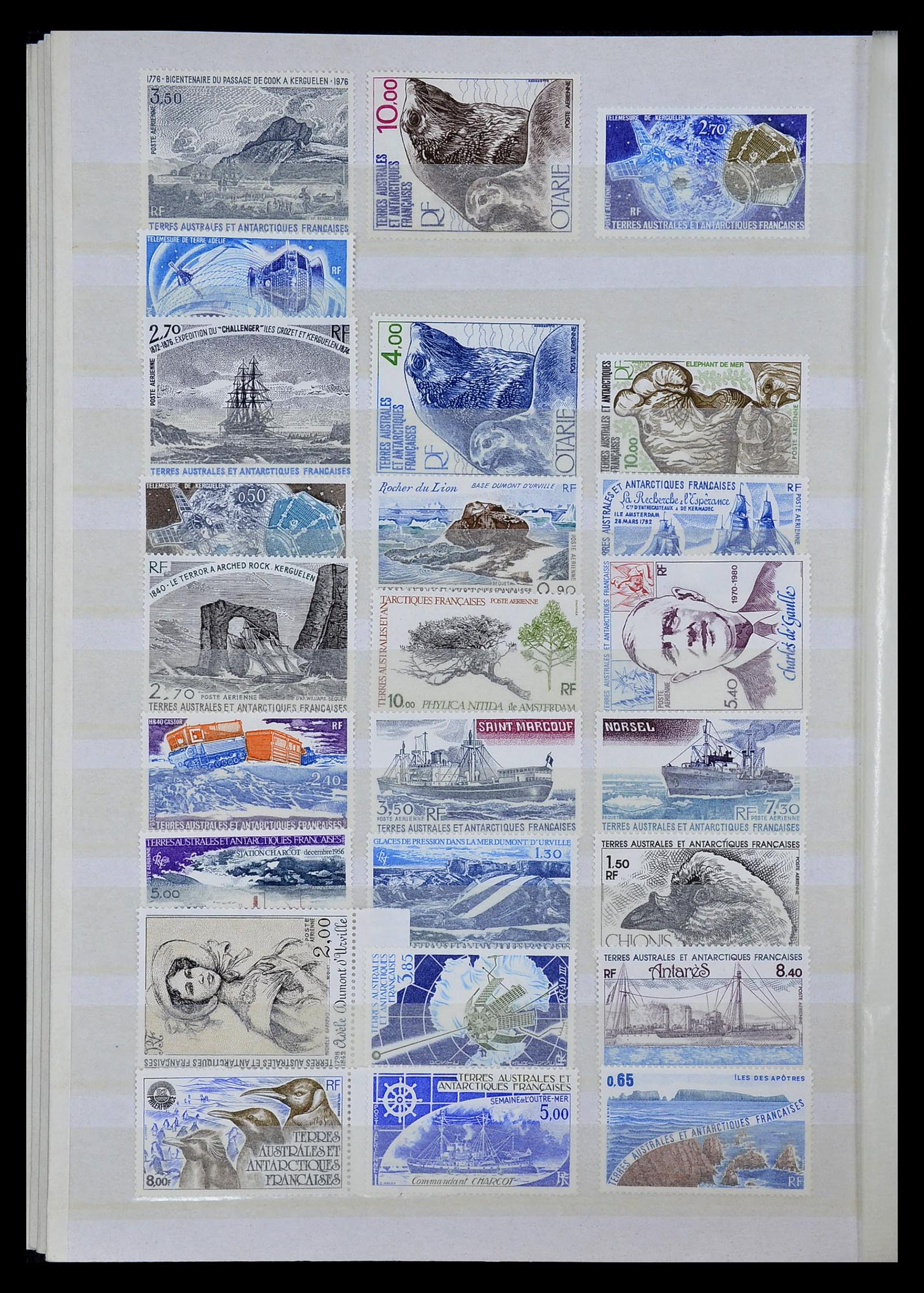 35098 010 - Postzegelverzameling 35098 T.A.A.F. 1948-1995.