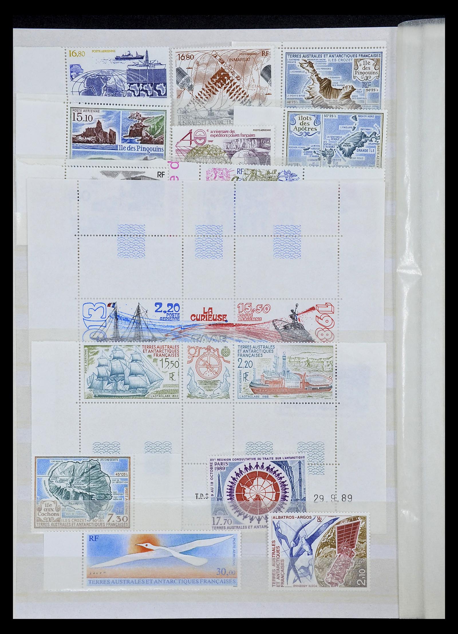 35098 012 - Postzegelverzameling 35098 T.A.A.F. 1948-1995.