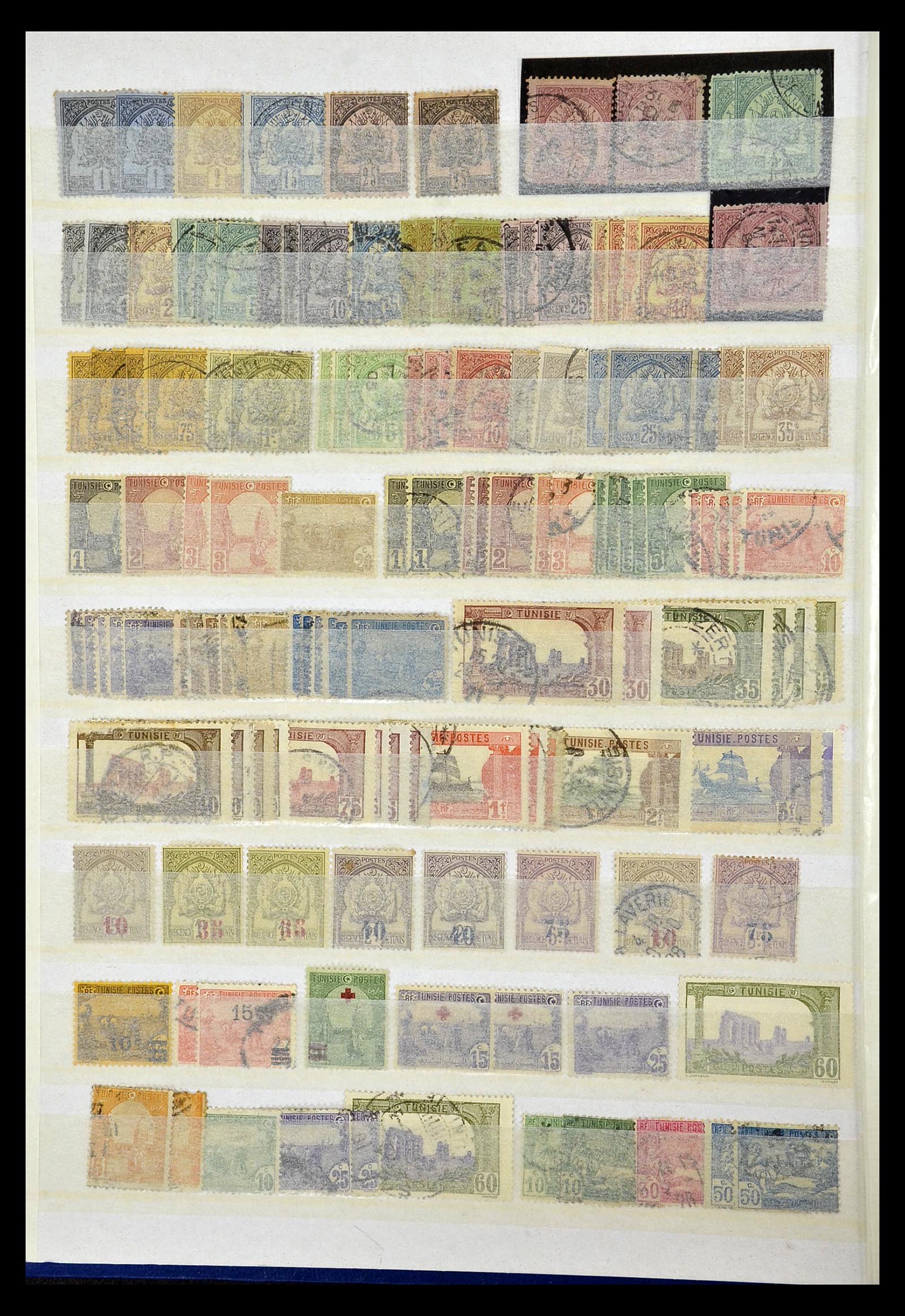 35099 001 - Postzegelverzameling 35099 Tunesië 1888-1995.