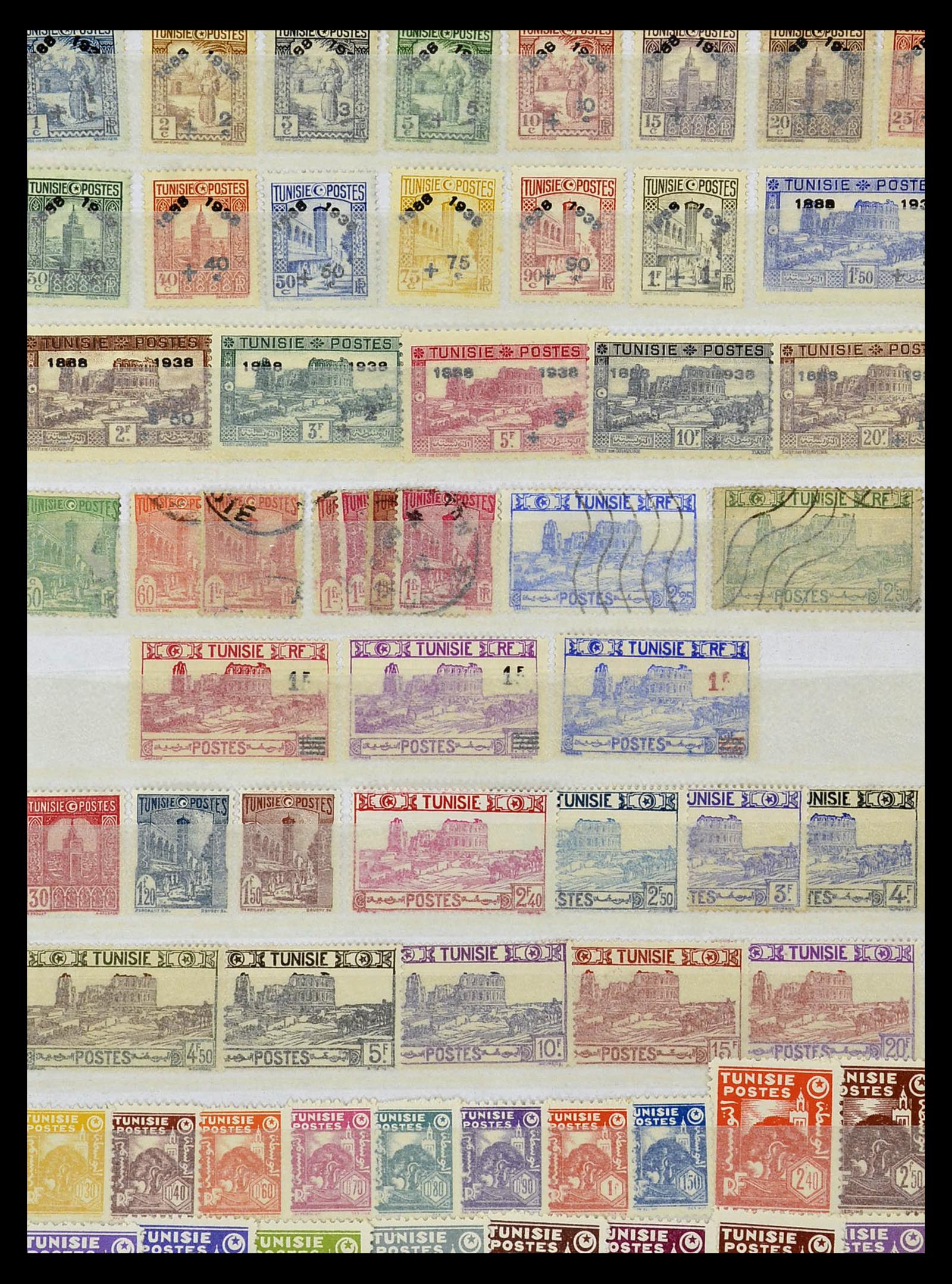 35099 004 - Stamp Collection 35099 Tunisia 1888-1995.