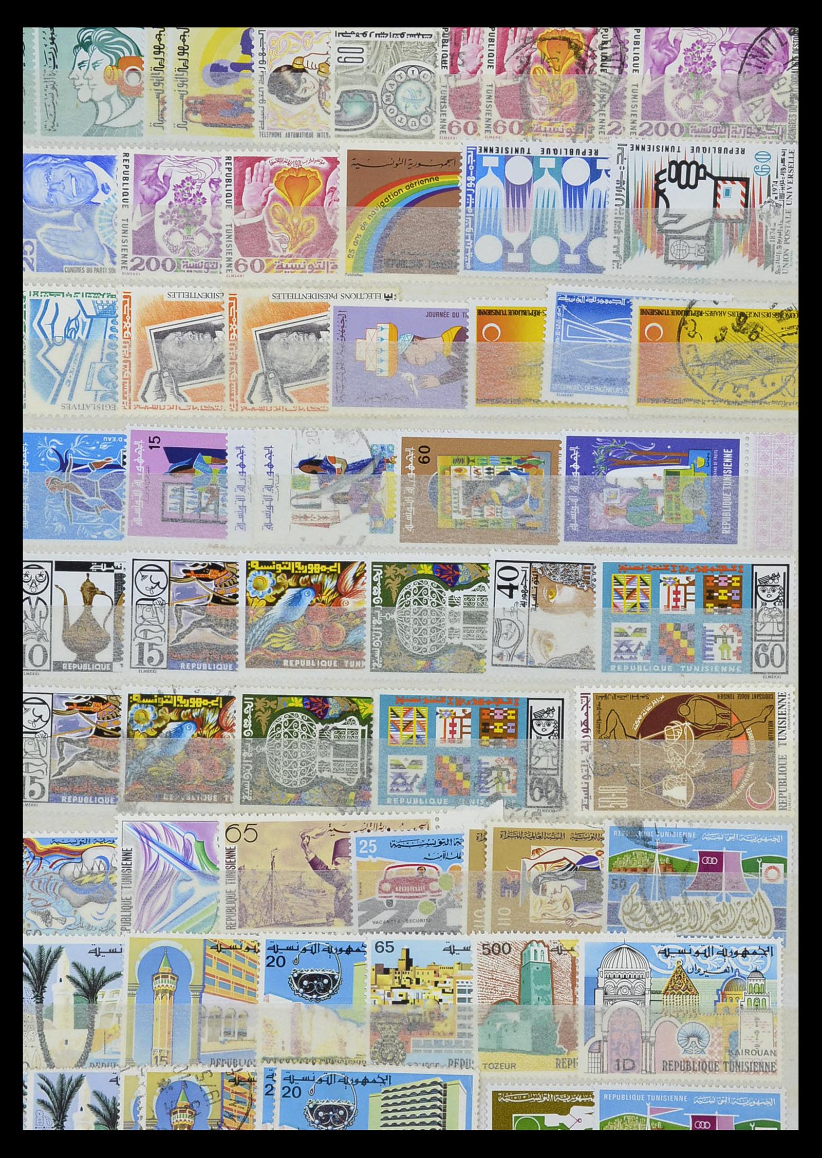 35099 014 - Postzegelverzameling 35099 Tunesië 1888-1995.
