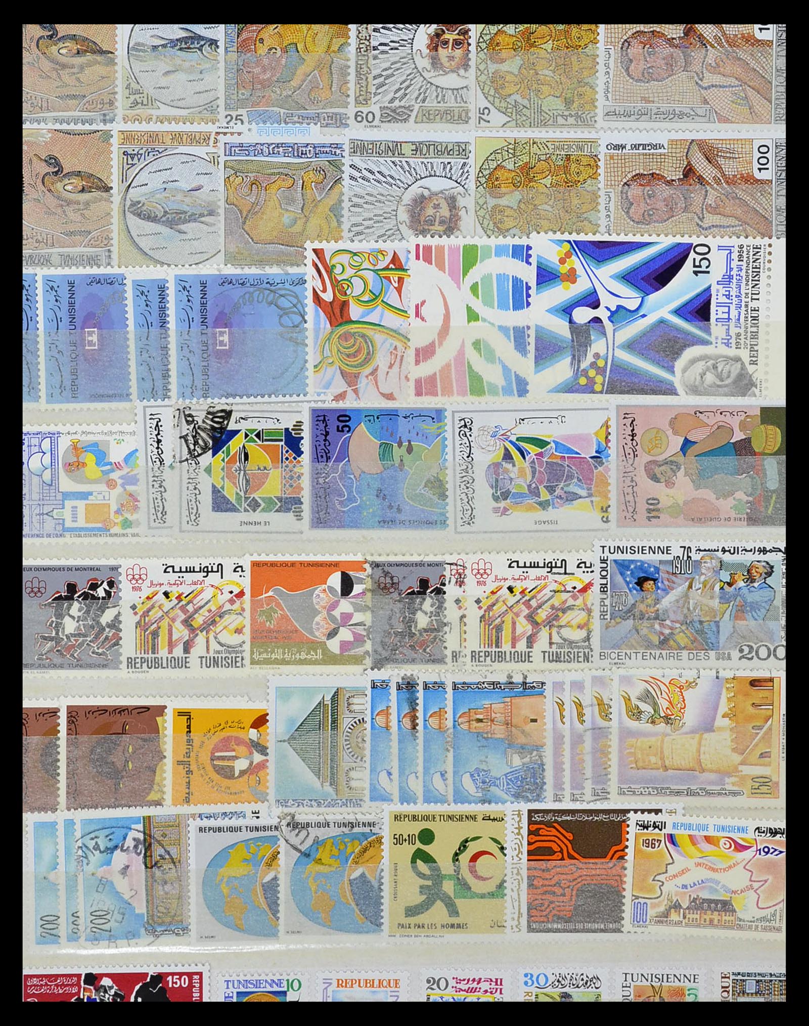 35099 016 - Postzegelverzameling 35099 Tunesië 1888-1995.