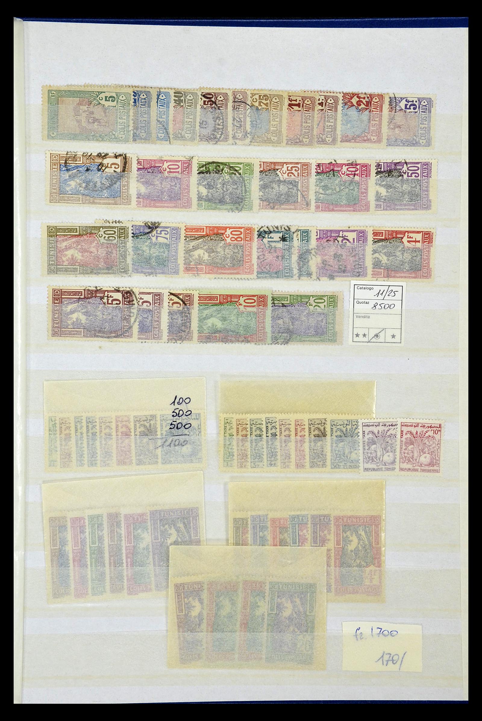 35099 025 - Postzegelverzameling 35099 Tunesië 1888-1995.