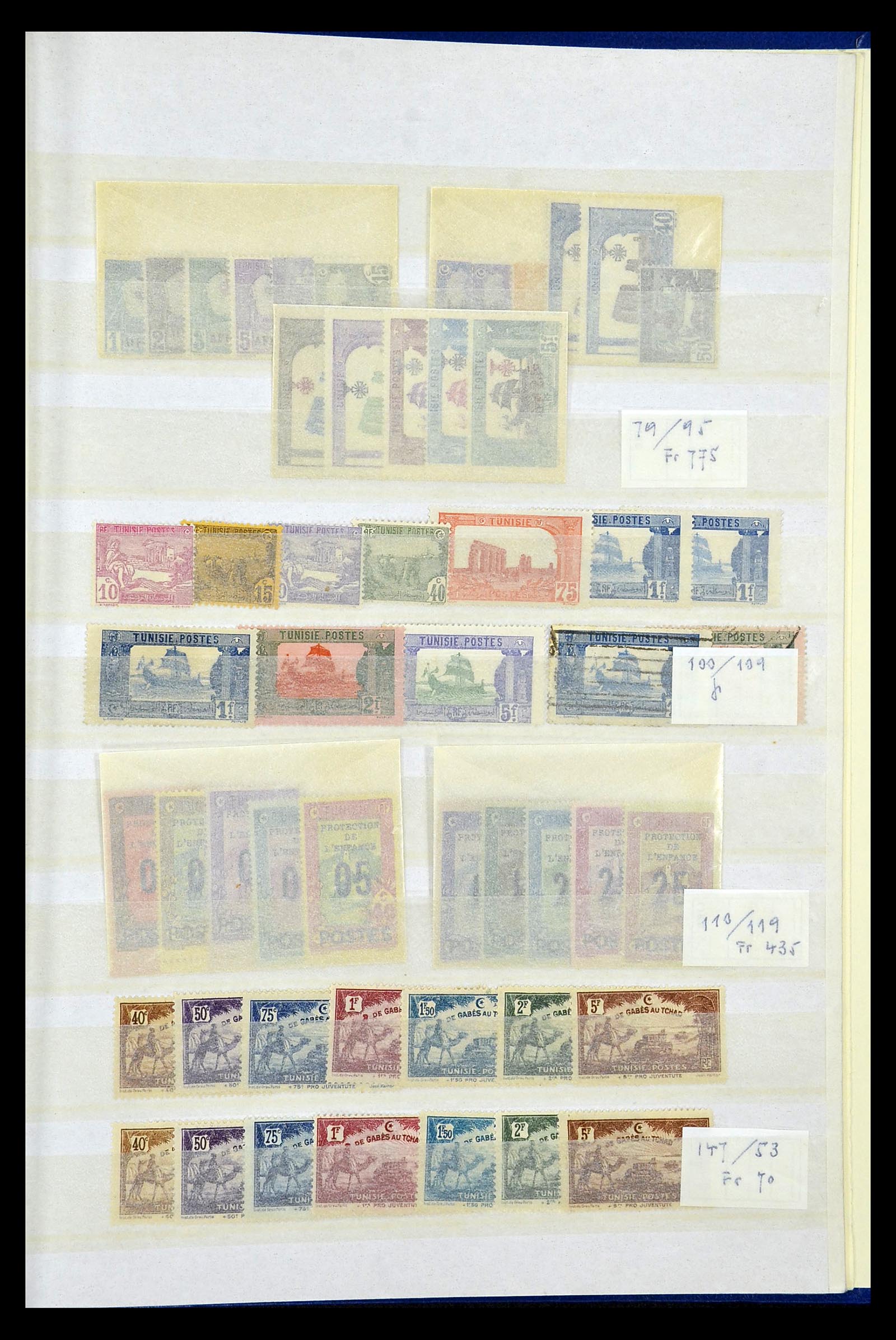 35099 029 - Postzegelverzameling 35099 Tunesië 1888-1995.