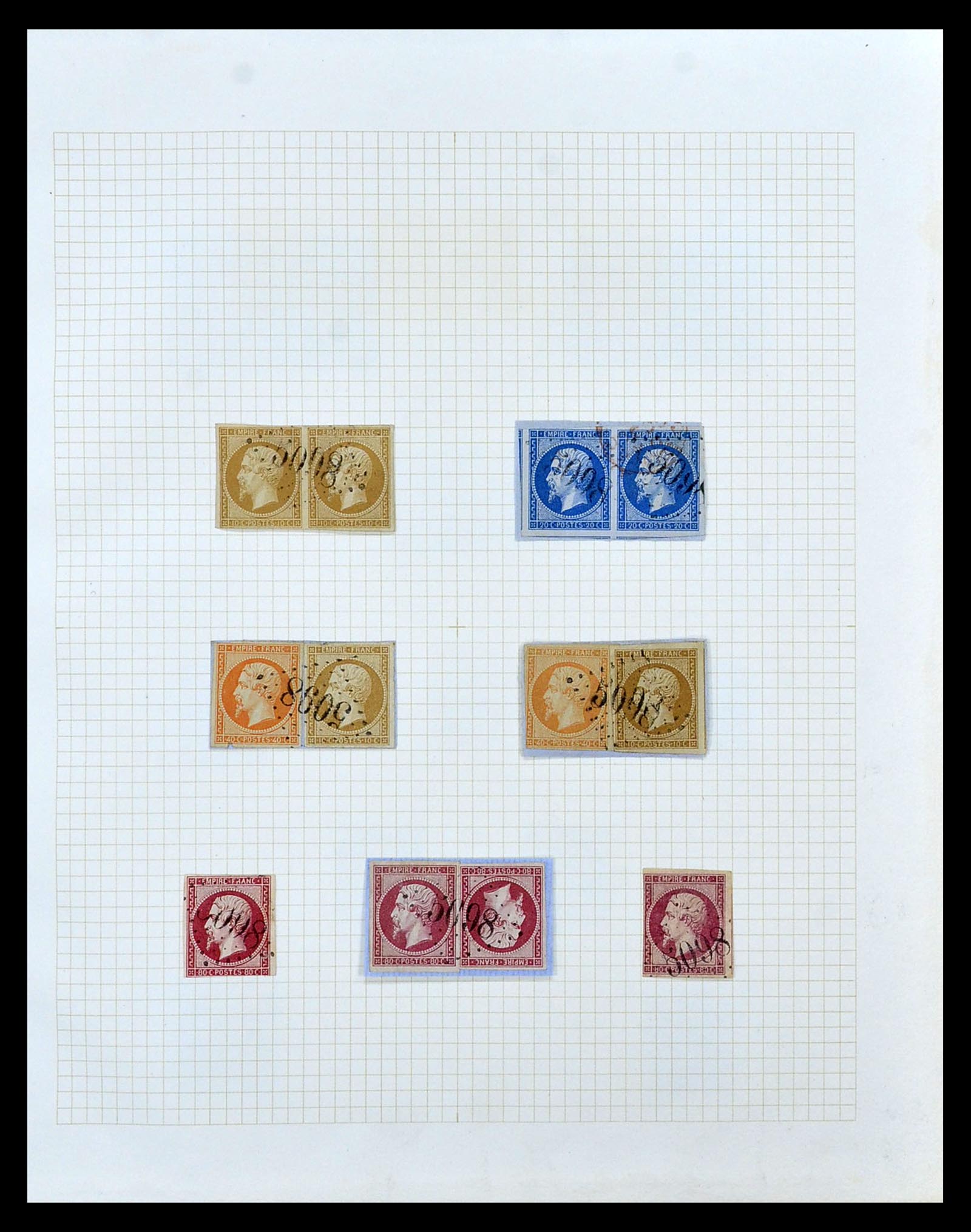 35100 014 - Postzegelverzameling 35100 Franse post in de Levant SUPERverzameling 
