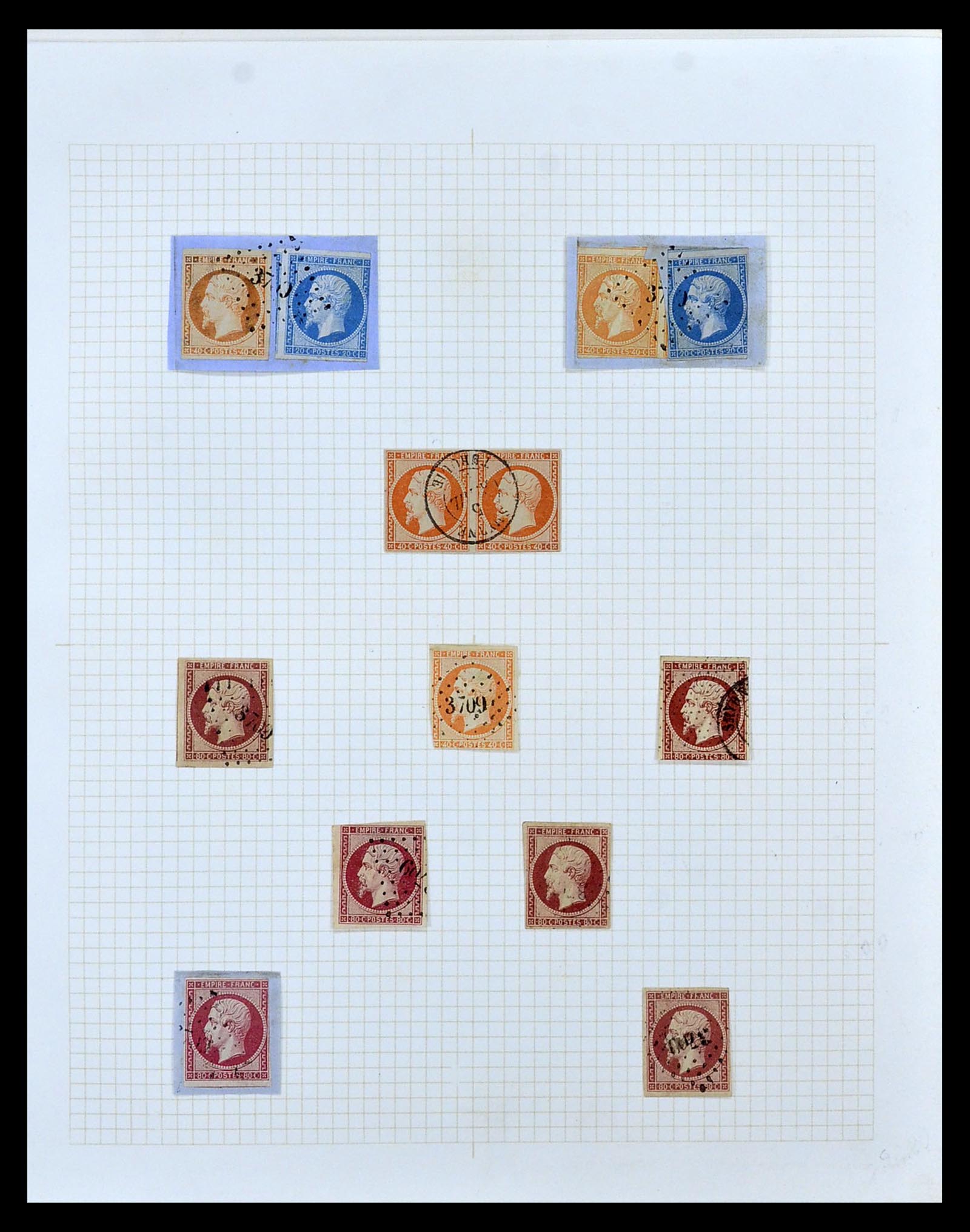 35100 015 - Postzegelverzameling 35100 Franse post in de Levant SUPERverzameling 