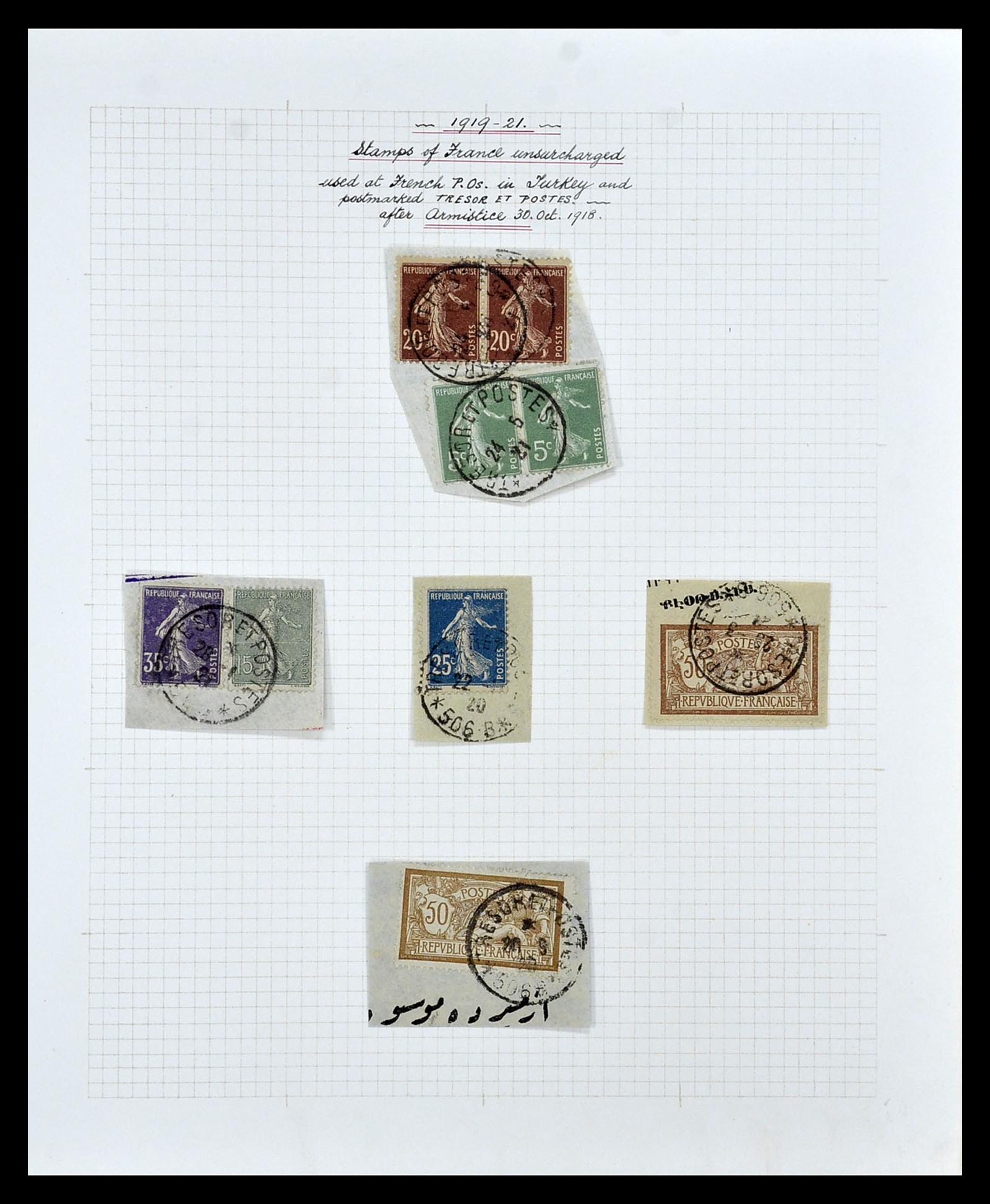 35100 037 - Postzegelverzameling 35100 Franse post in de Levant SUPERverzameling 