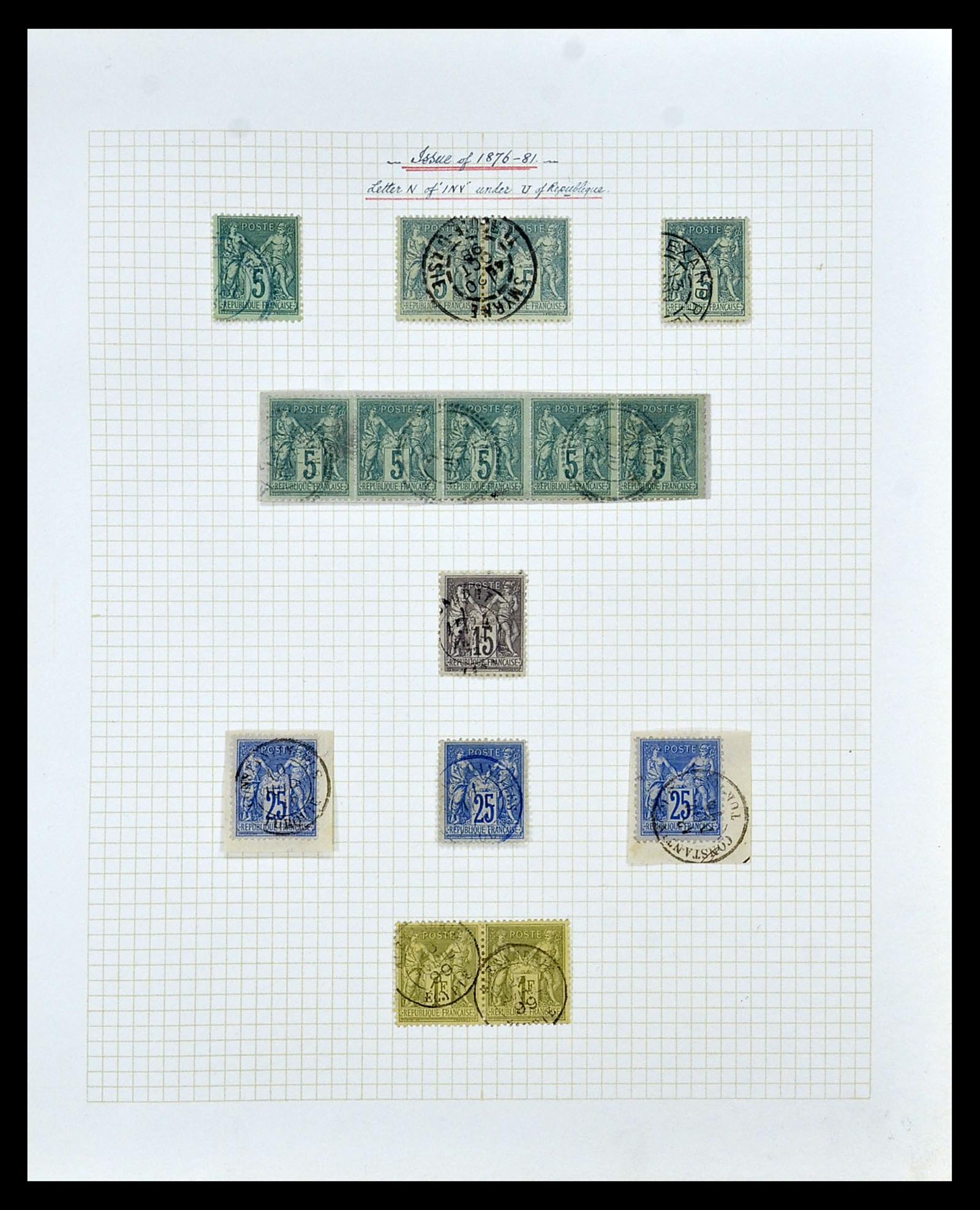 35100 044 - Postzegelverzameling 35100 Franse post in de Levant SUPERverzameling 