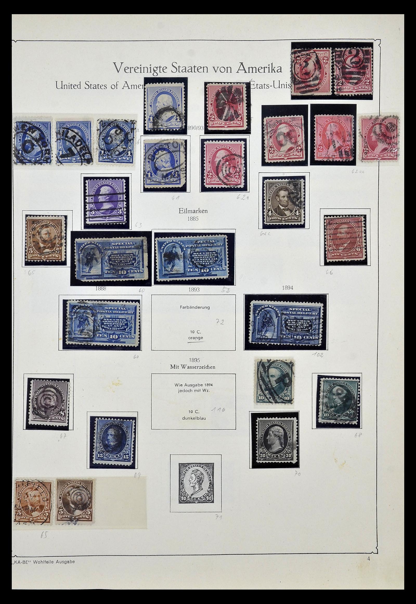 35102 005 - Stamp Collection 35102 USA 1851-1966.
