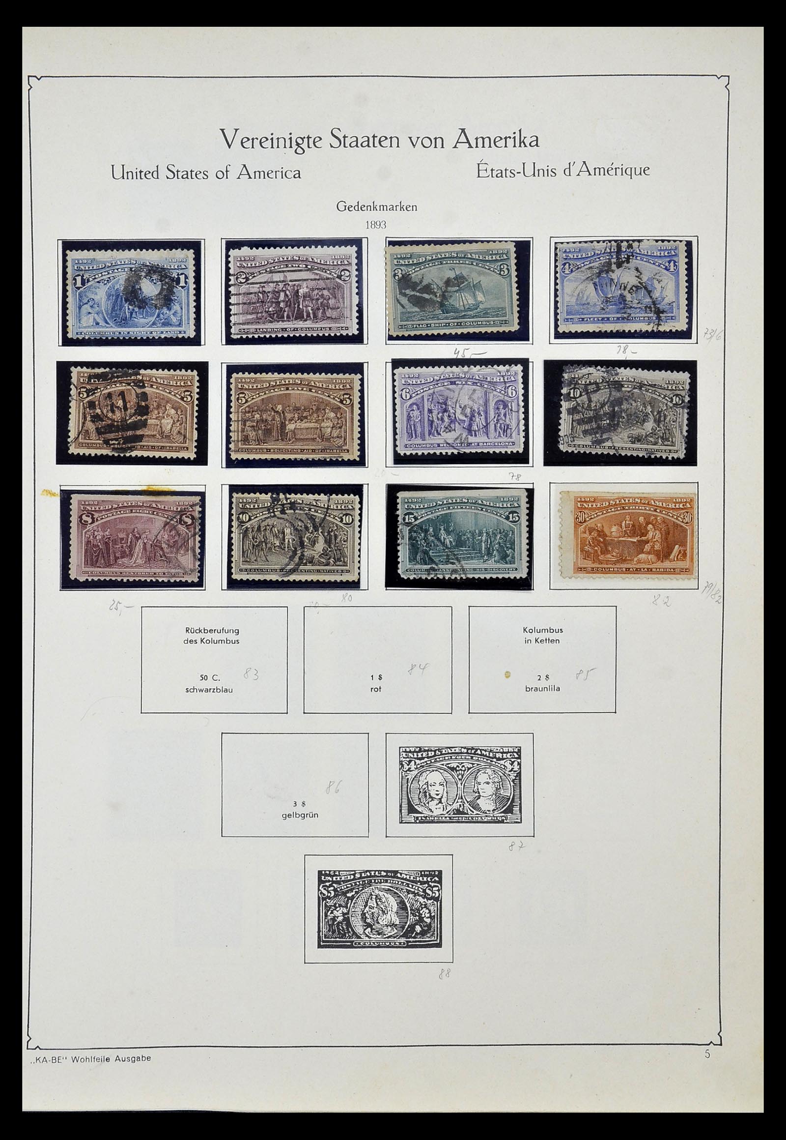 35102 006 - Stamp Collection 35102 USA 1851-1966.