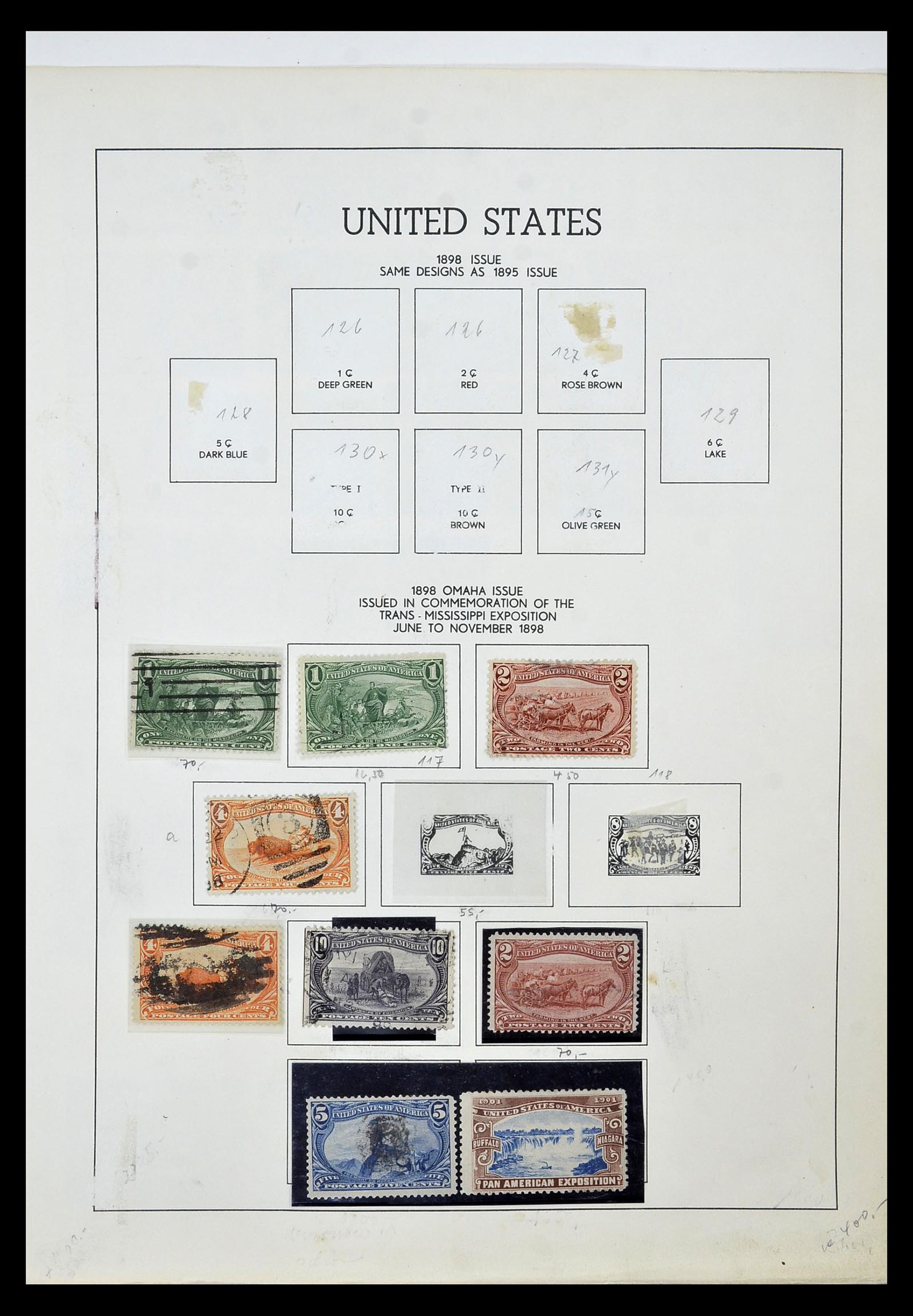35102 010 - Postzegelverzameling 35102 USA 1851-1966.
