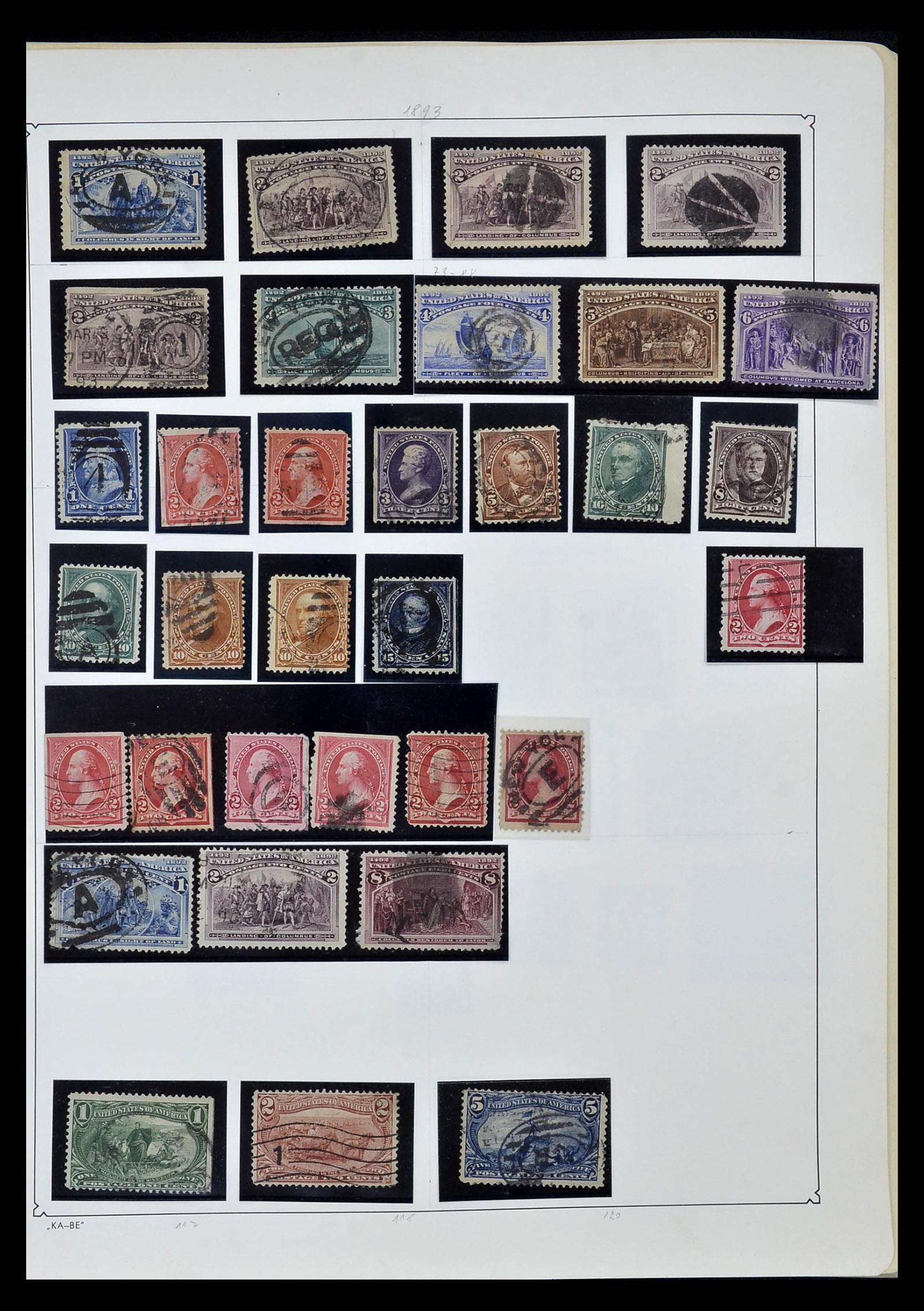 35102 011 - Stamp Collection 35102 USA 1851-1966.