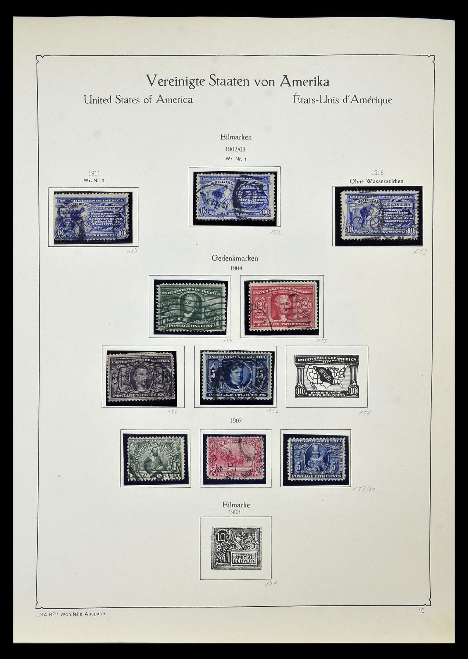 35102 013 - Postzegelverzameling 35102 USA 1851-1966.