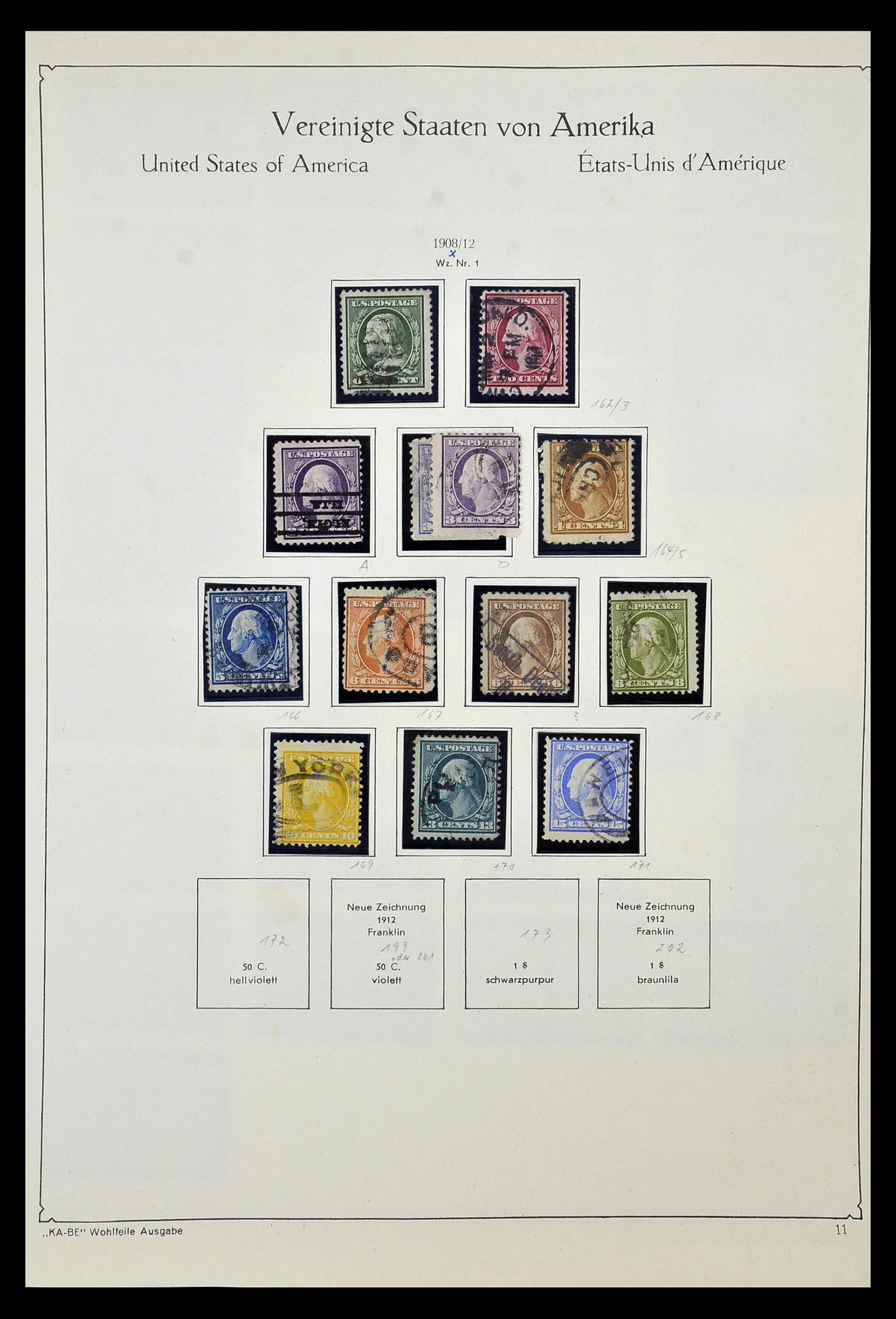 35102 014 - Postzegelverzameling 35102 USA 1851-1966.