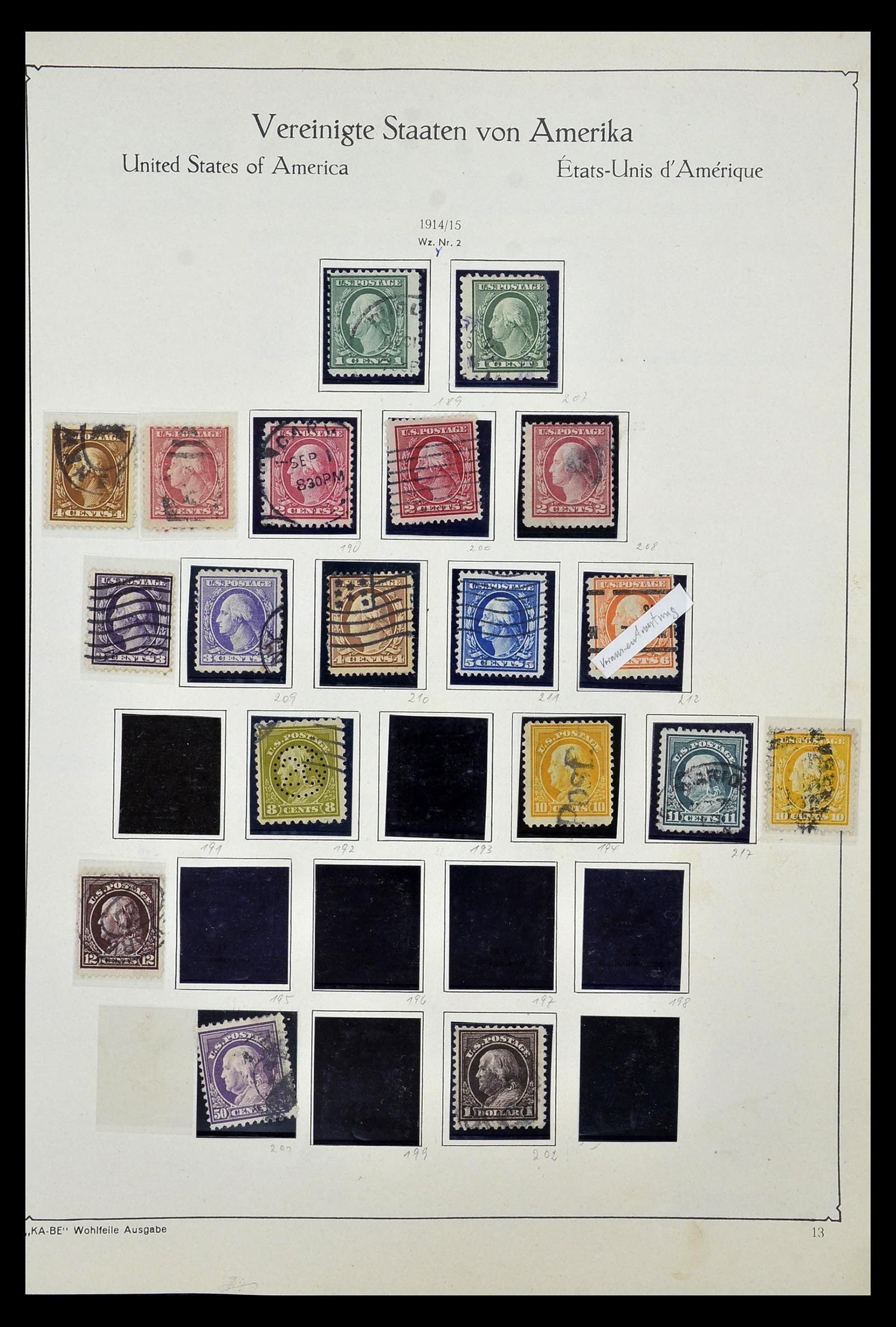 35102 017 - Postzegelverzameling 35102 USA 1851-1966.