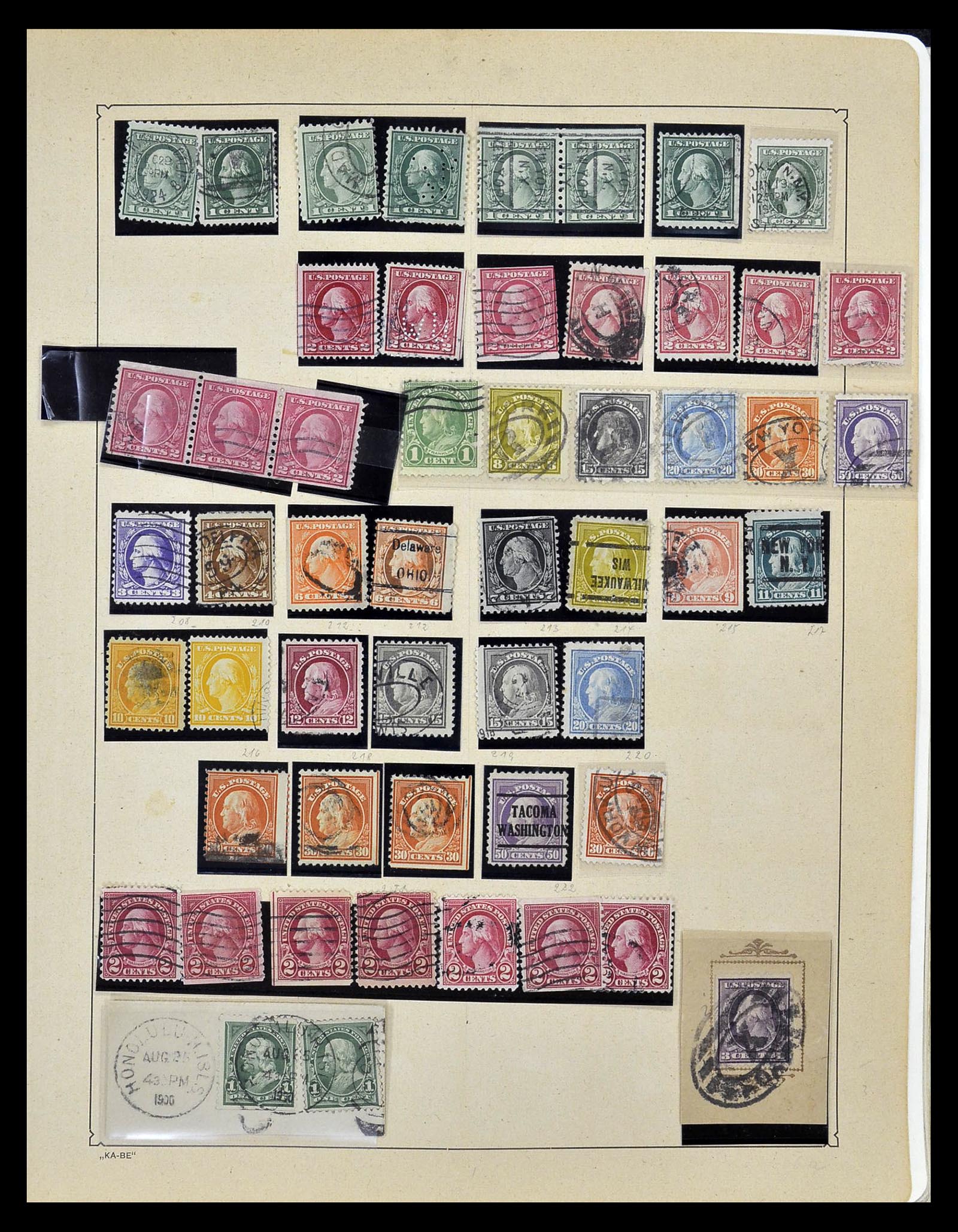 35102 018 - Postzegelverzameling 35102 USA 1851-1966.