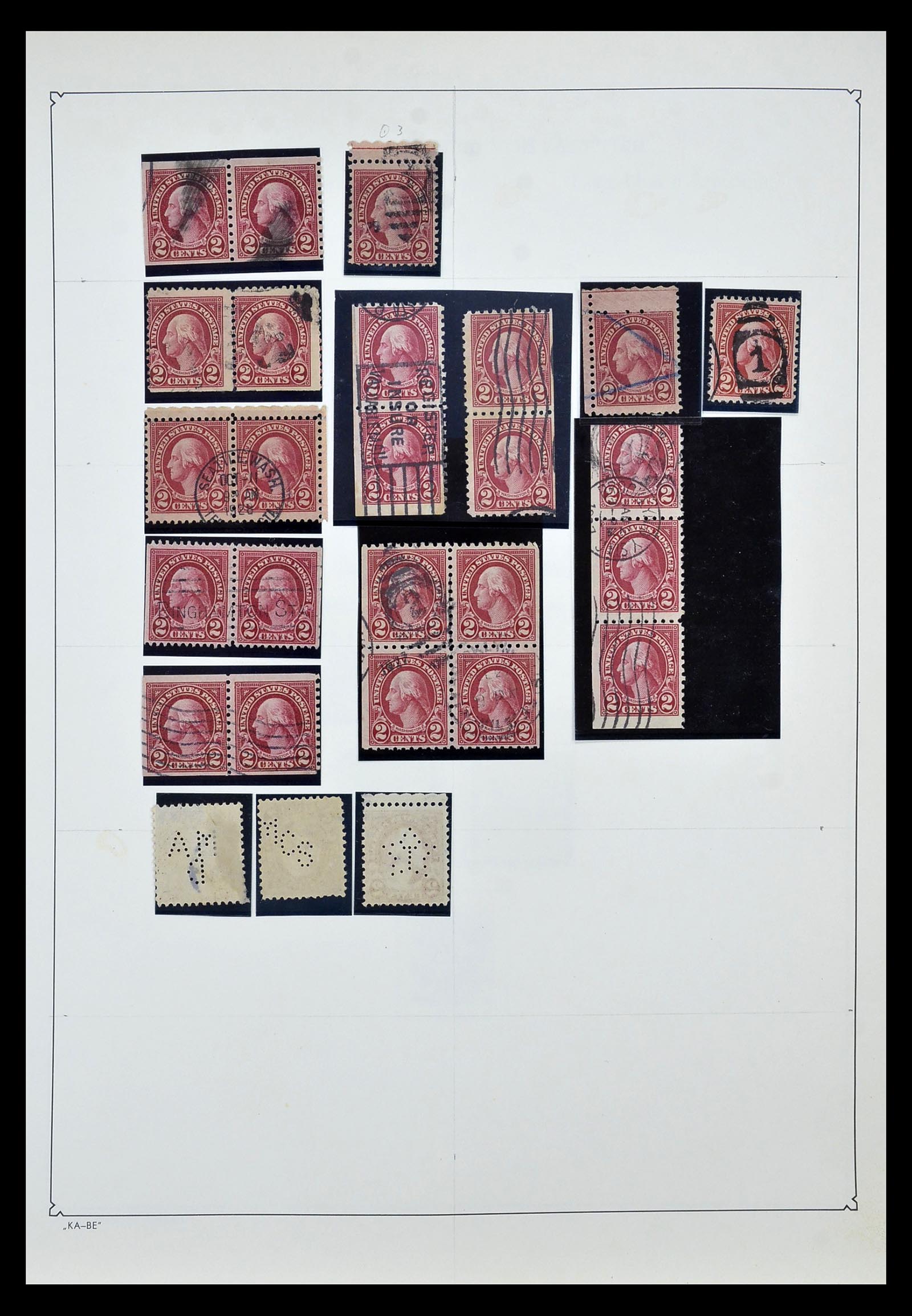 35102 019 - Postzegelverzameling 35102 USA 1851-1966.