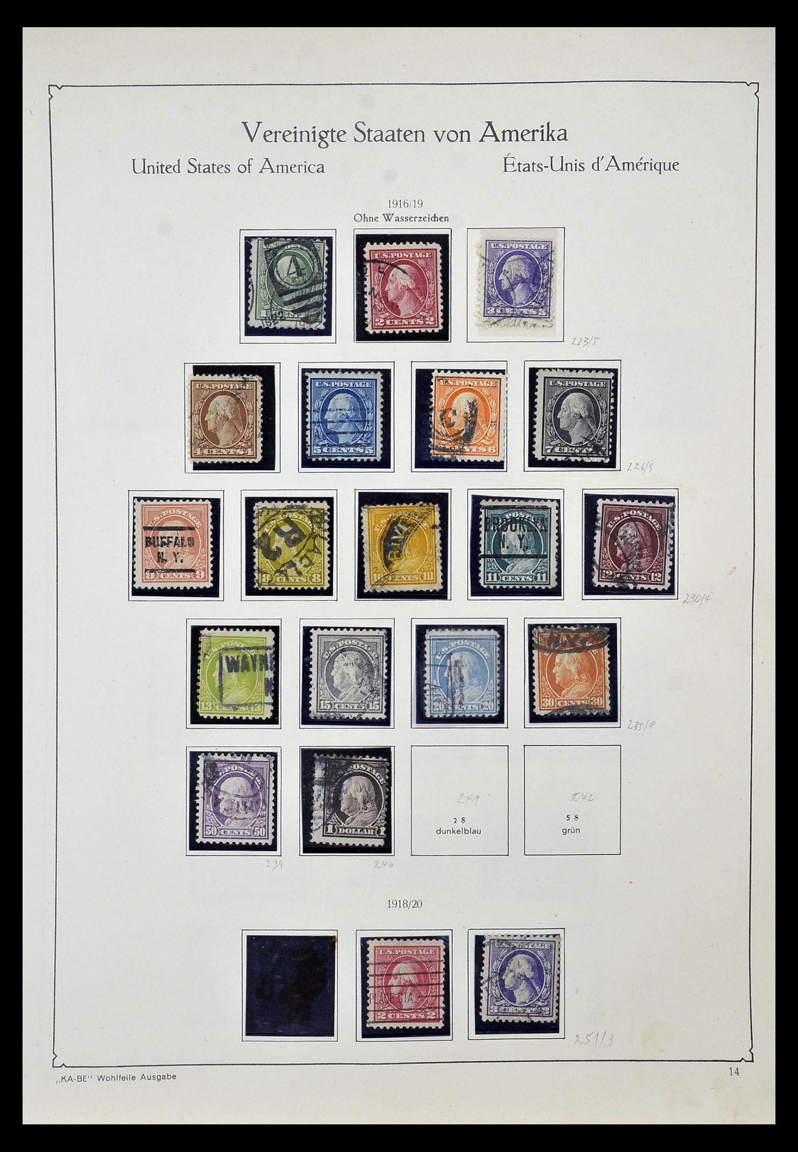 35102 023 - Postzegelverzameling 35102 USA 1851-1966.