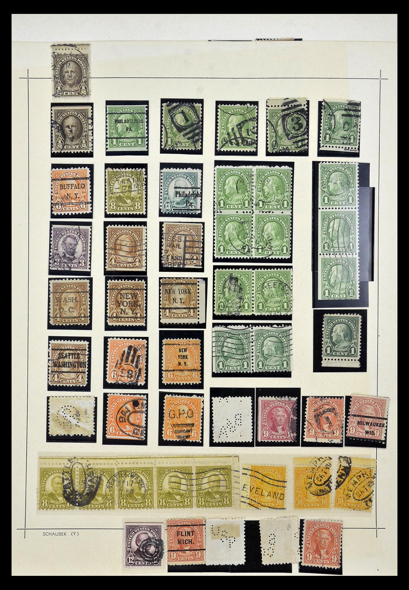 35102 026 - Stamp Collection 35102 USA 1851-1966.