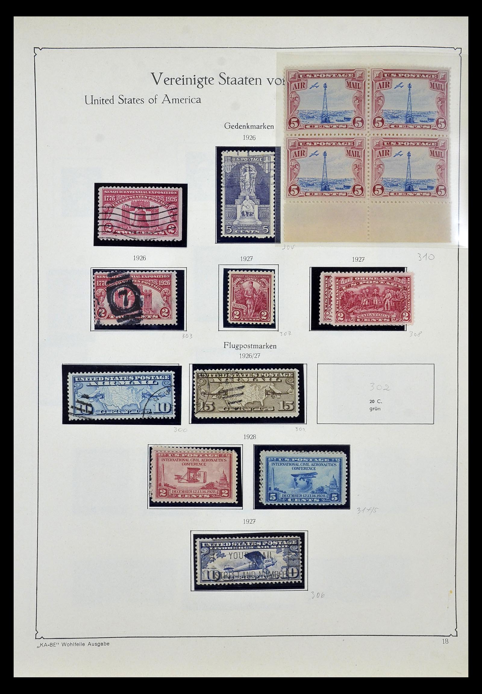 35102 029 - Stamp Collection 35102 USA 1851-1966.