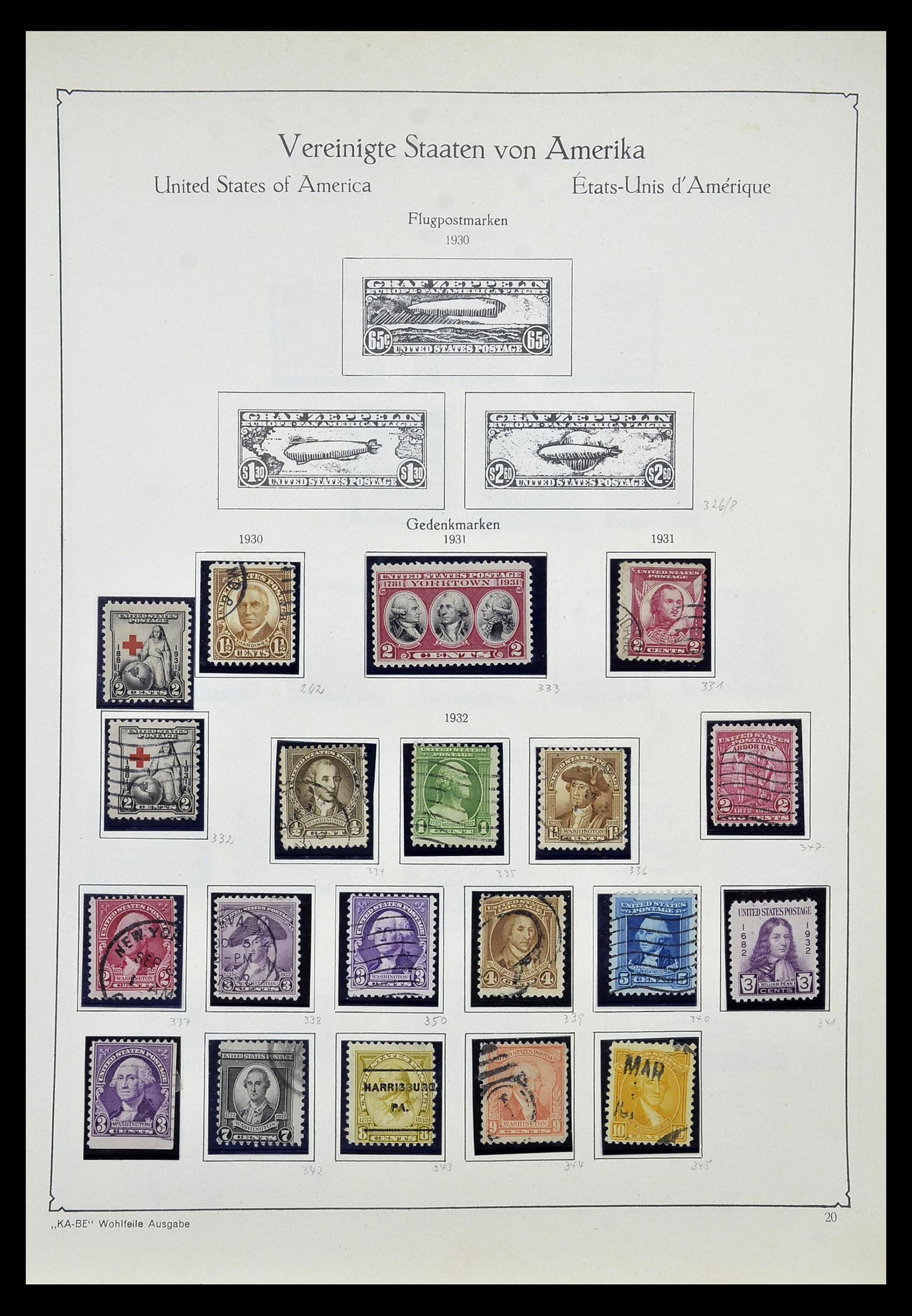 35102 031 - Postzegelverzameling 35102 USA 1851-1966.