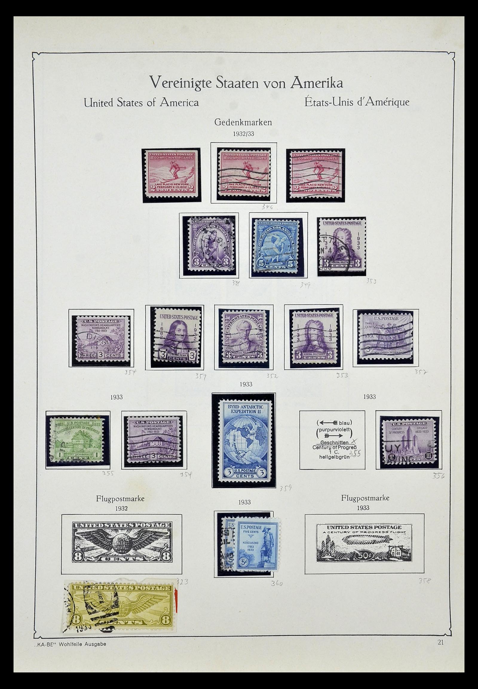 35102 032 - Postzegelverzameling 35102 USA 1851-1966.