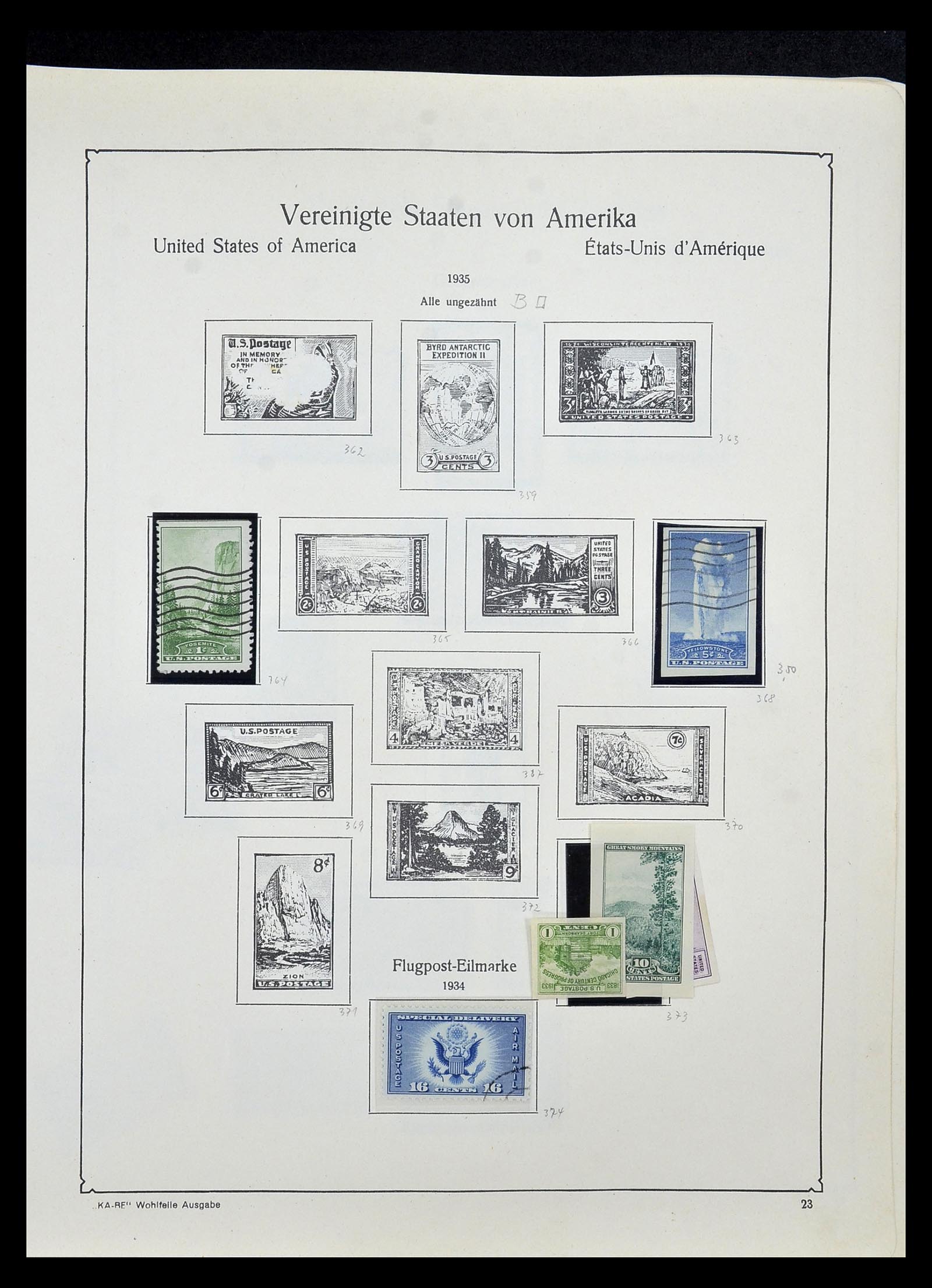 35102 034 - Postzegelverzameling 35102 USA 1851-1966.