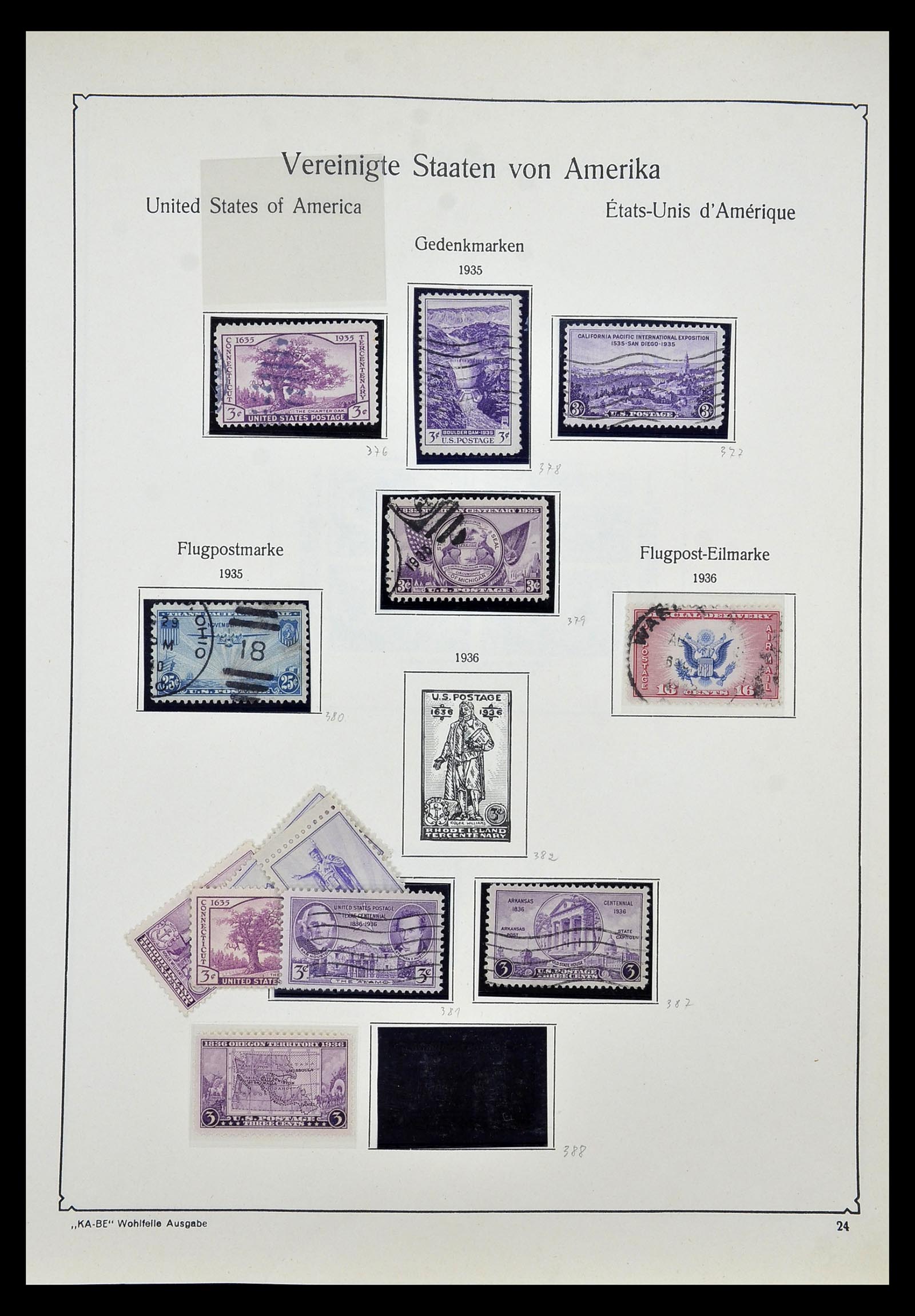 35102 035 - Postzegelverzameling 35102 USA 1851-1966.