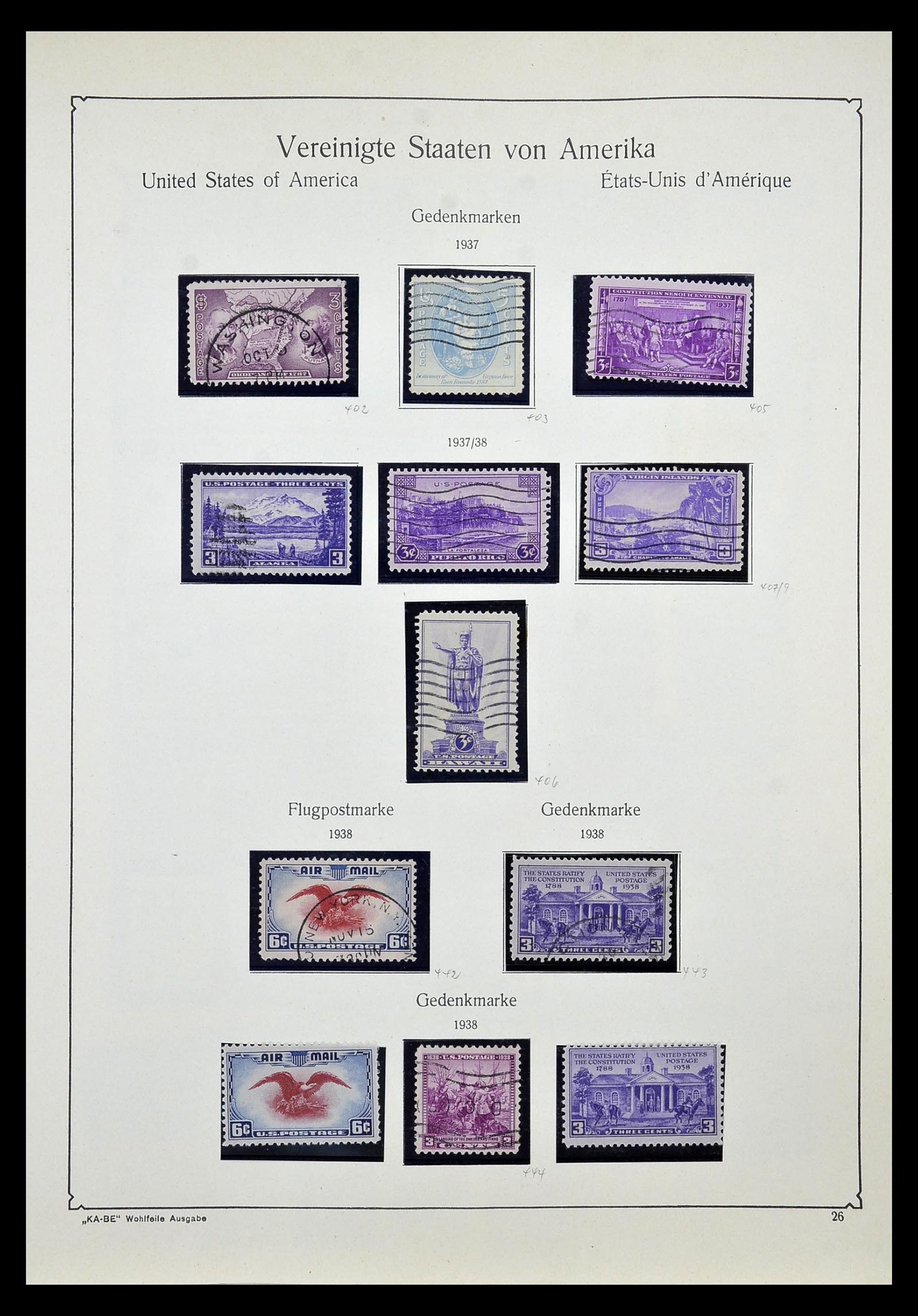 35102 039 - Postzegelverzameling 35102 USA 1851-1966.