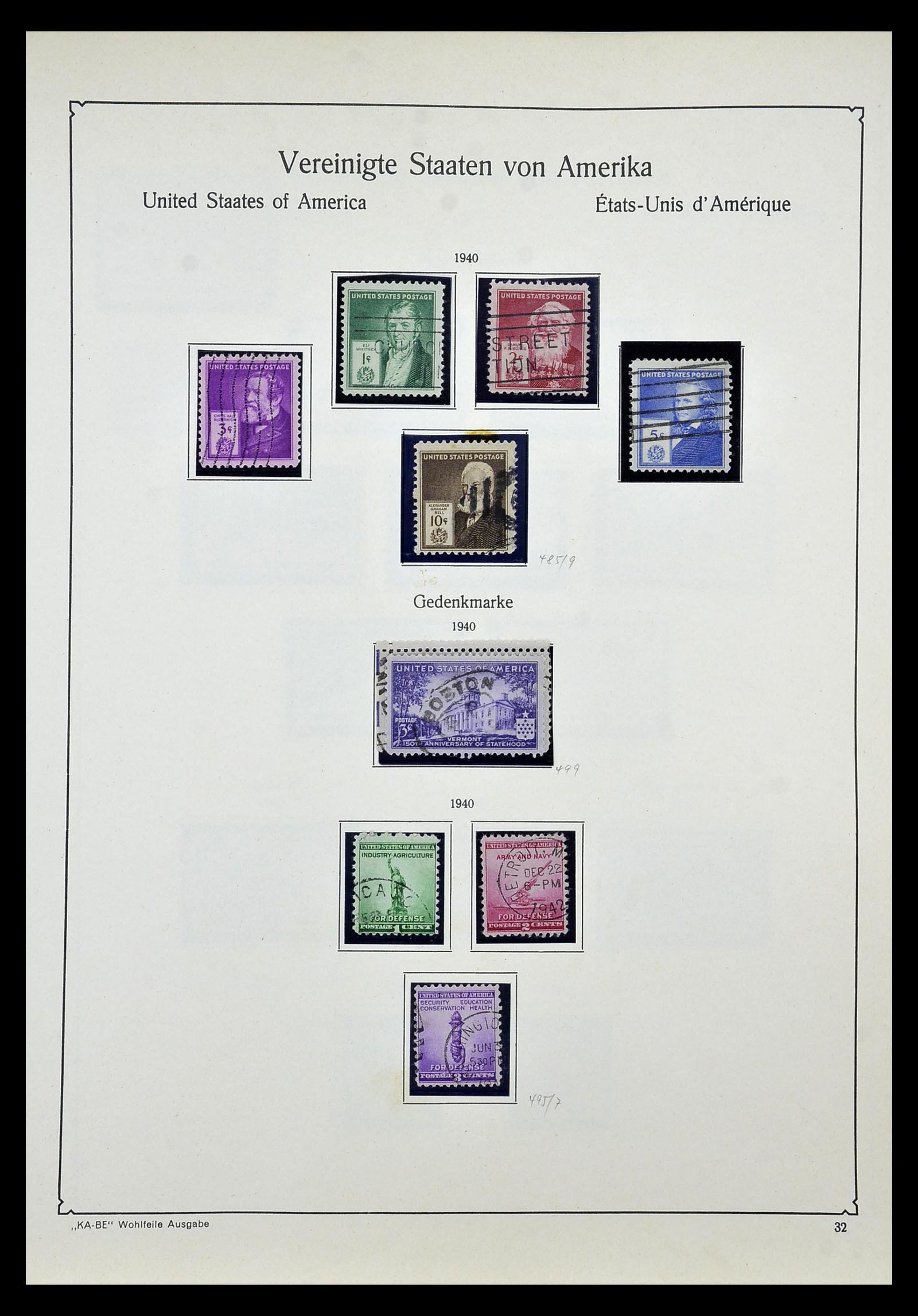 35102 046 - Postzegelverzameling 35102 USA 1851-1966.