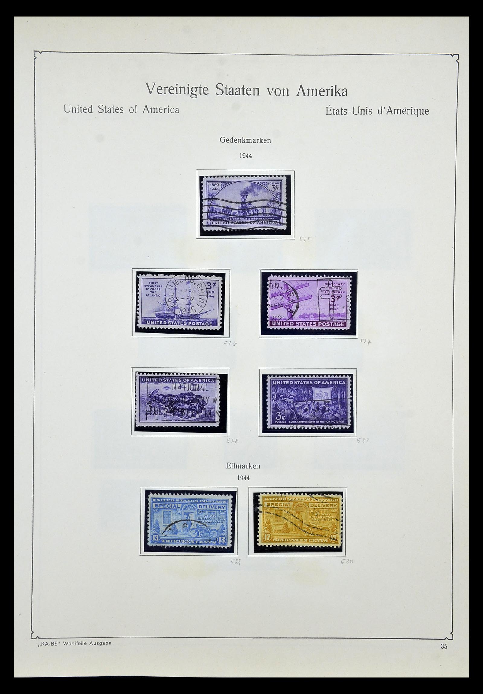 35102 049 - Postzegelverzameling 35102 USA 1851-1966.
