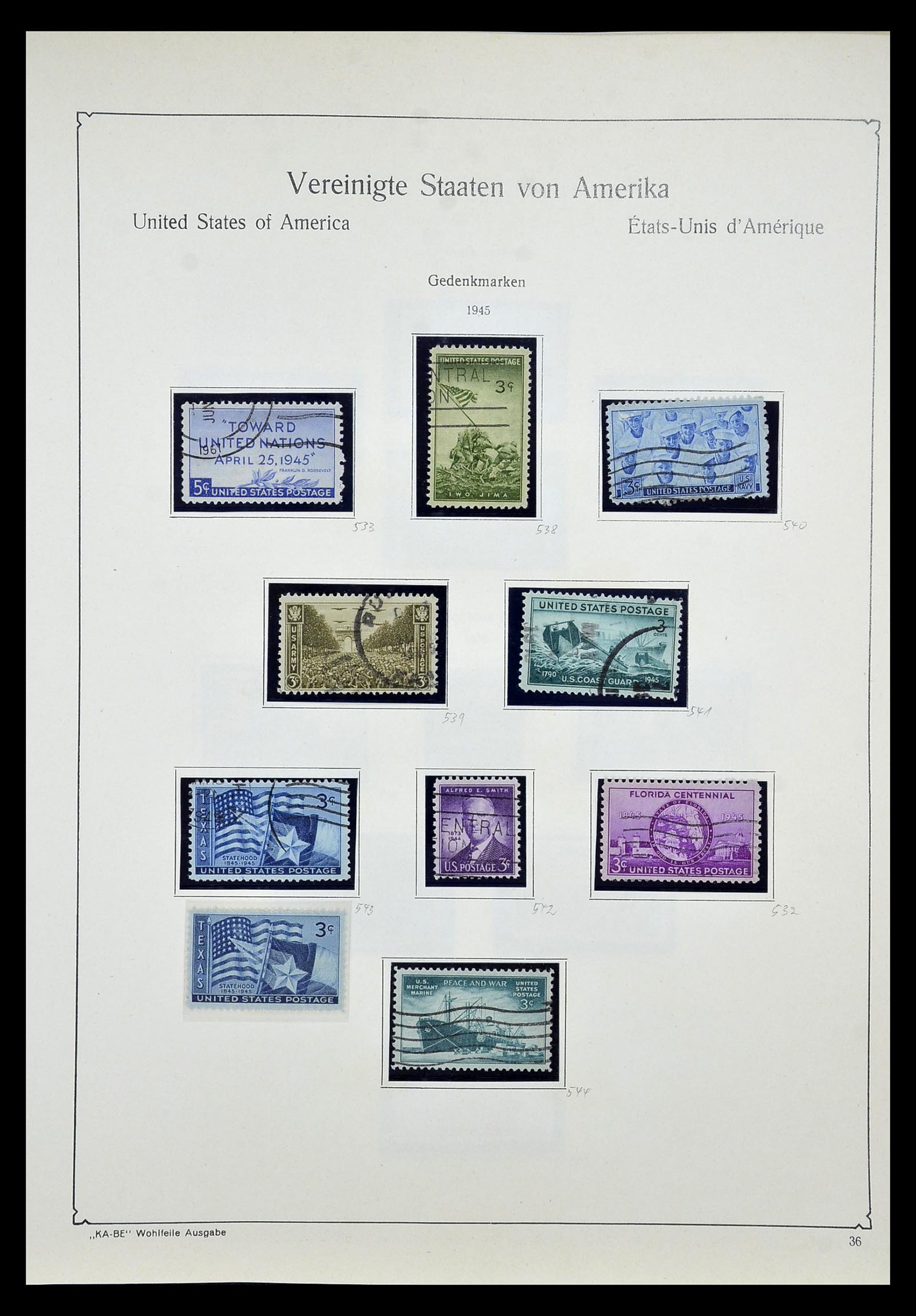 35102 050 - Postzegelverzameling 35102 USA 1851-1966.