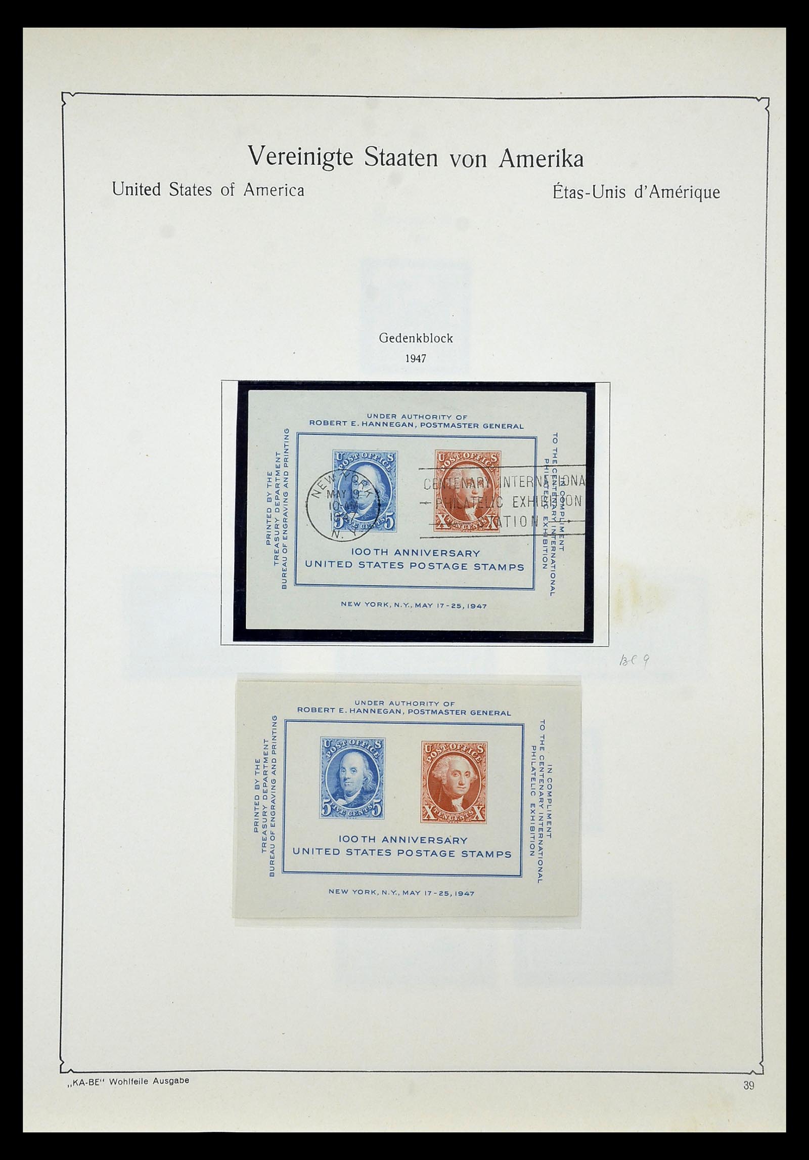 35102 053 - Postzegelverzameling 35102 USA 1851-1966.