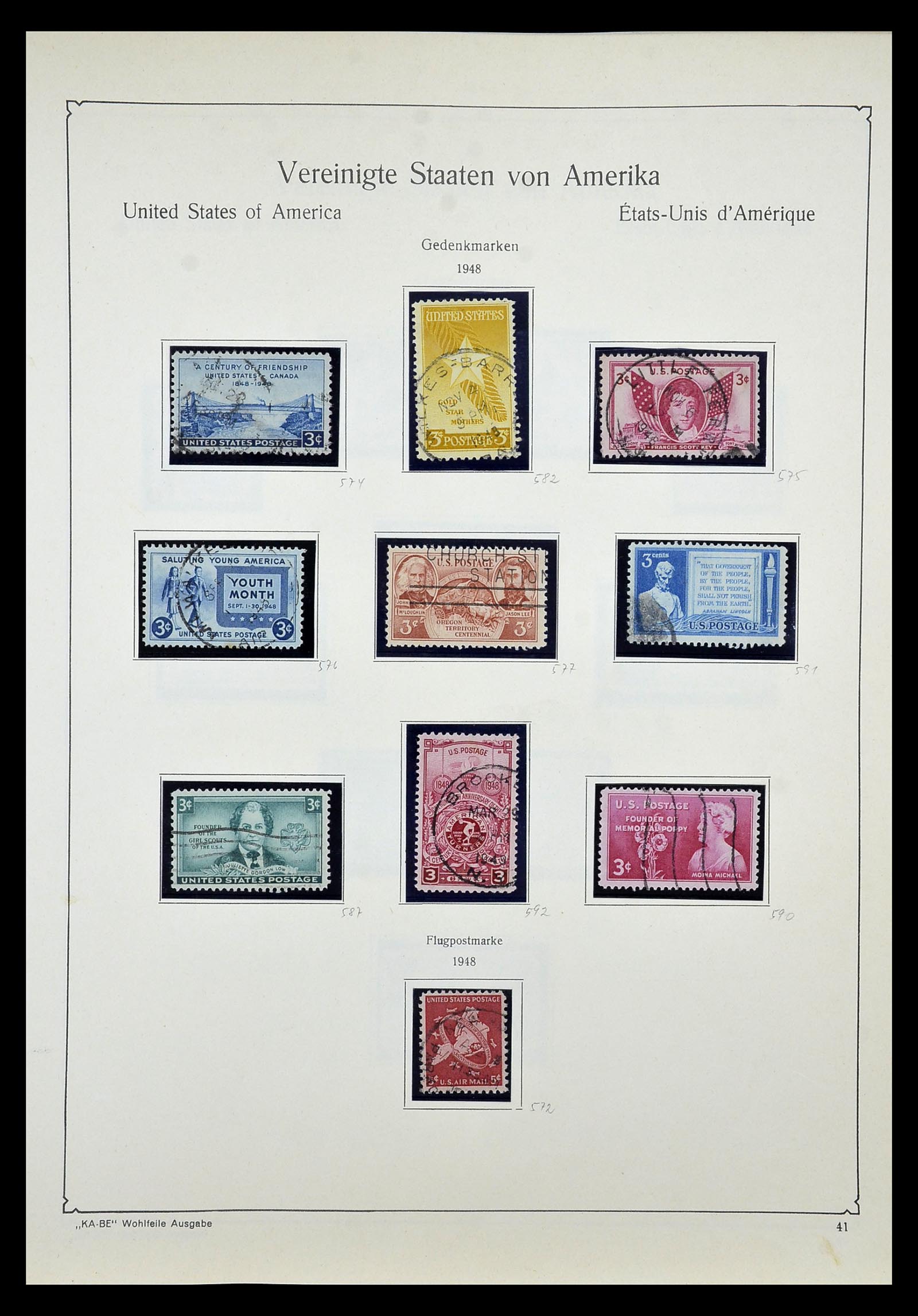 35102 055 - Postzegelverzameling 35102 USA 1851-1966.