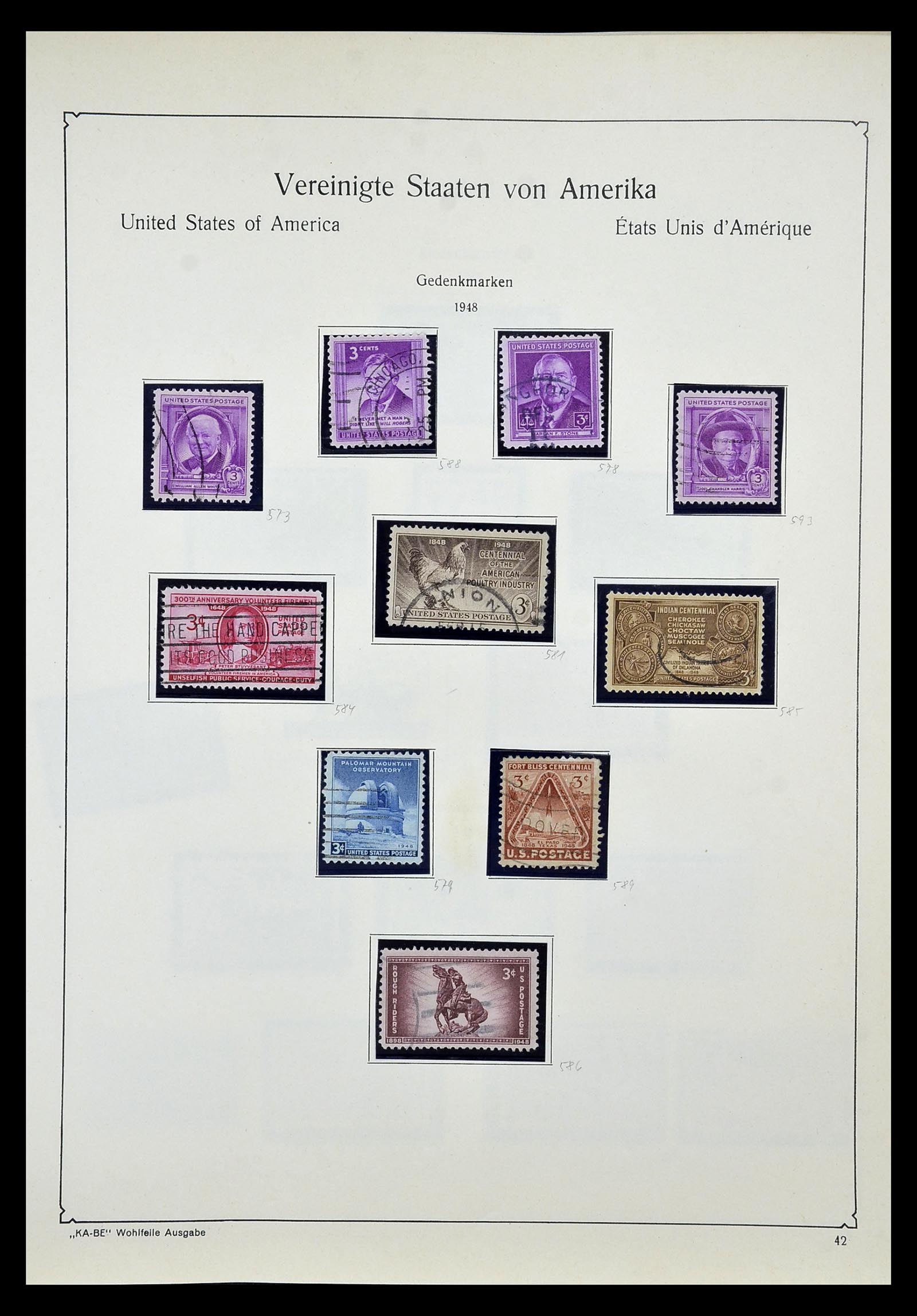 35102 056 - Postzegelverzameling 35102 USA 1851-1966.